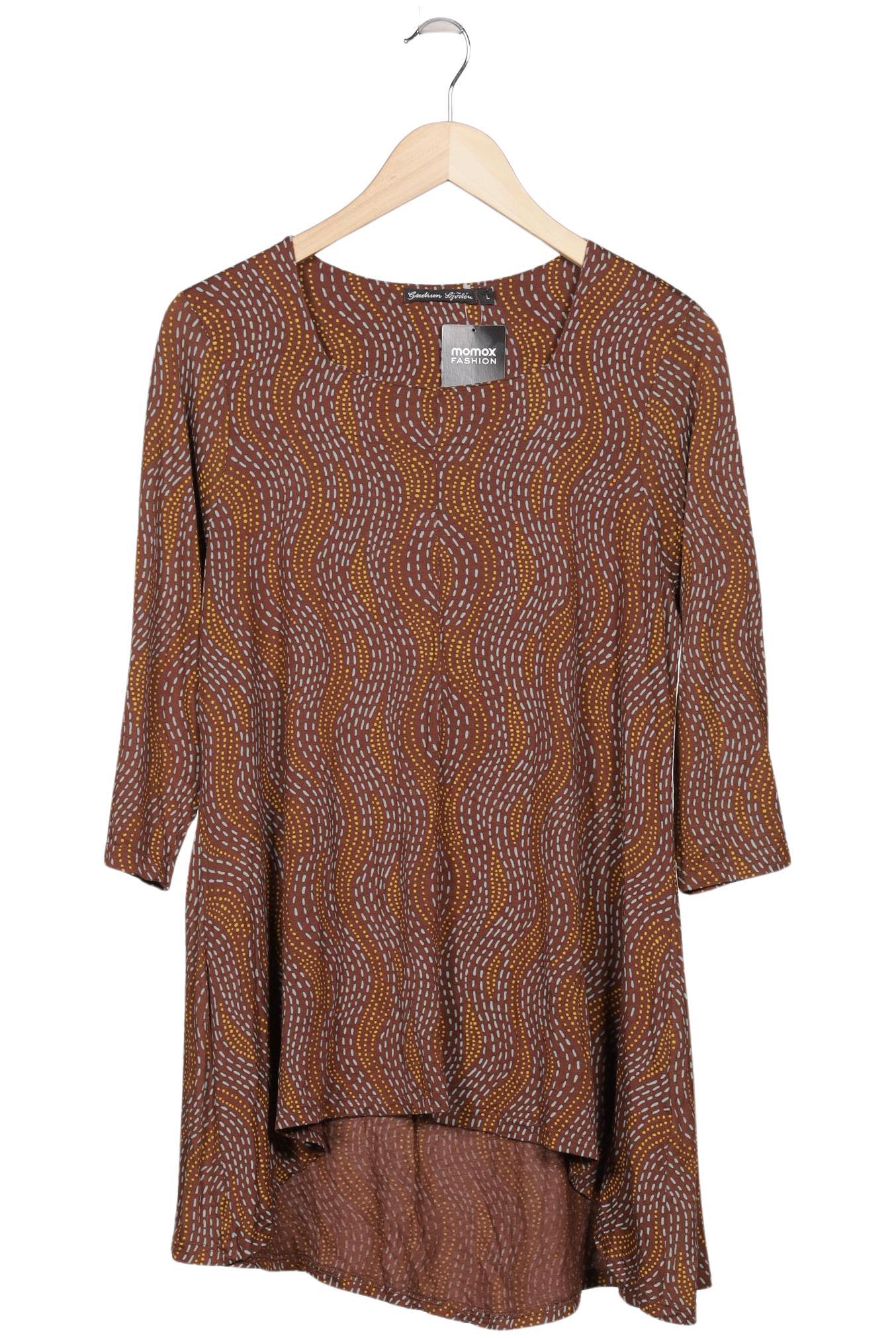 

Gudrun Sjödén Damen Langarmshirt, braun, Gr. 42