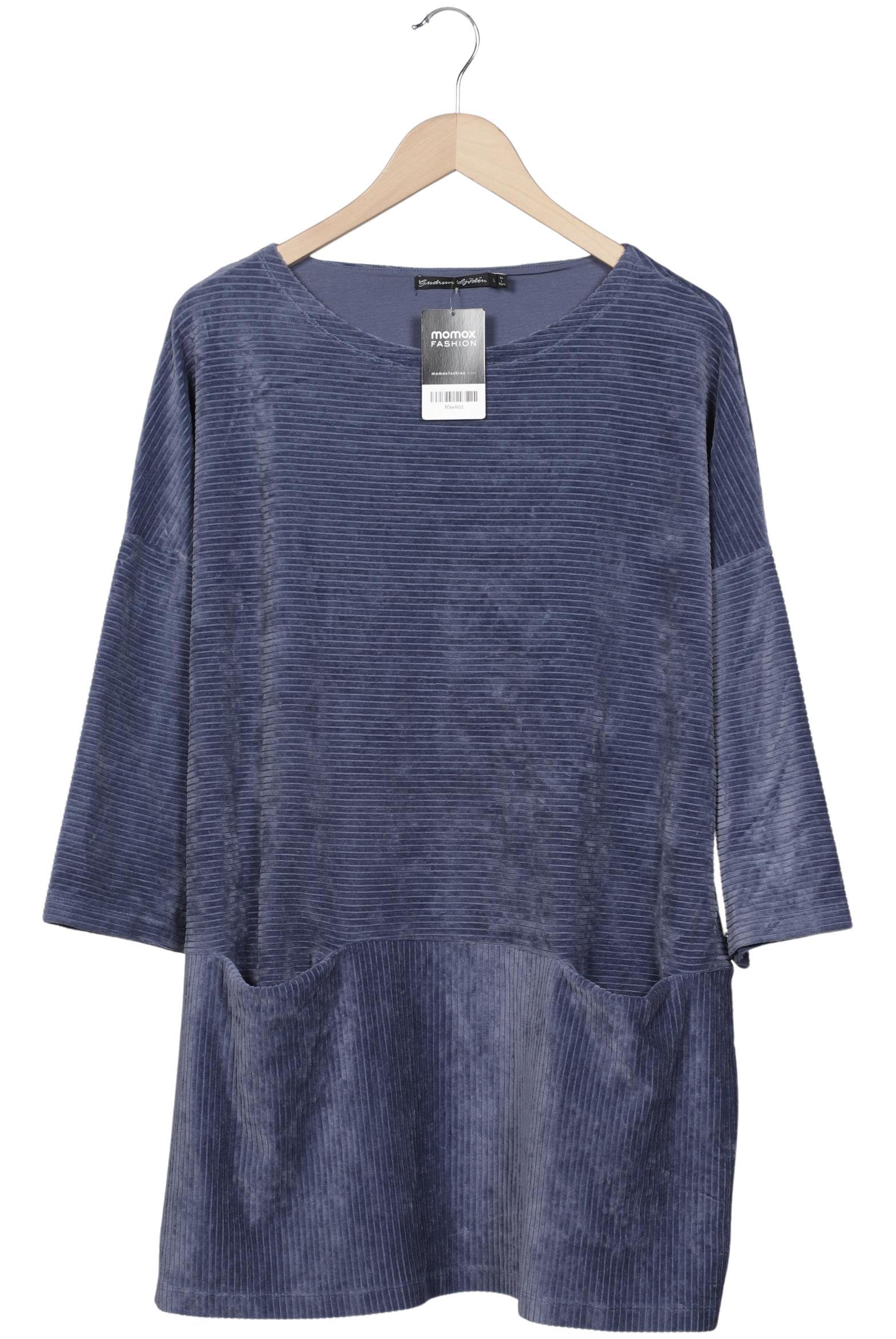 

Gudrun Sjödén Damen Langarmshirt, marineblau, Gr. 42