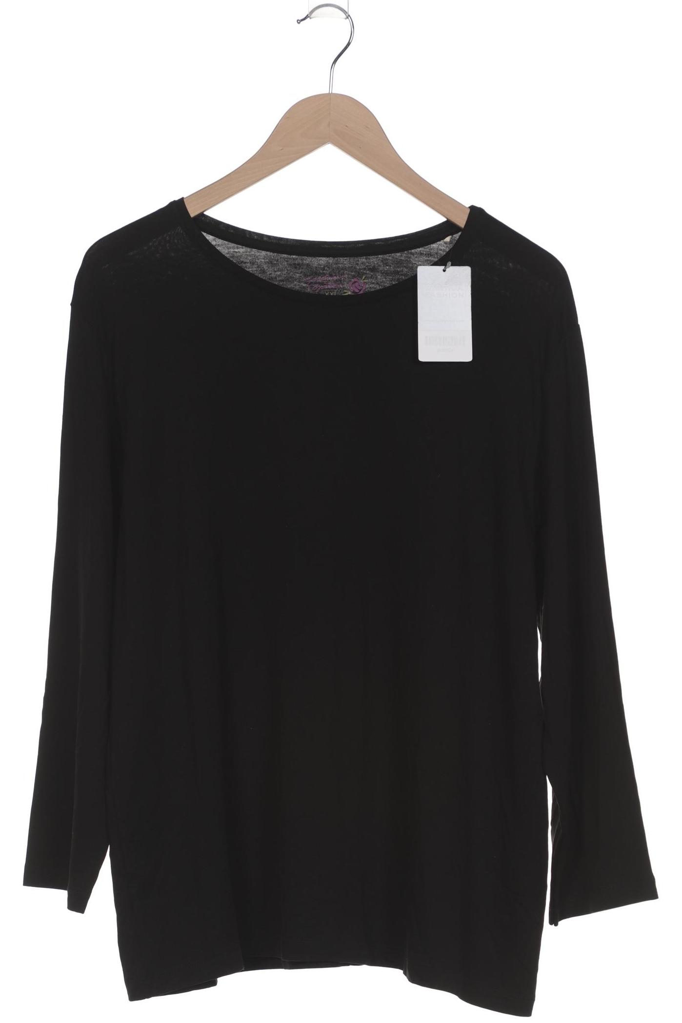 

Gudrun Sjödén Damen Langarmshirt, schwarz, Gr. 46