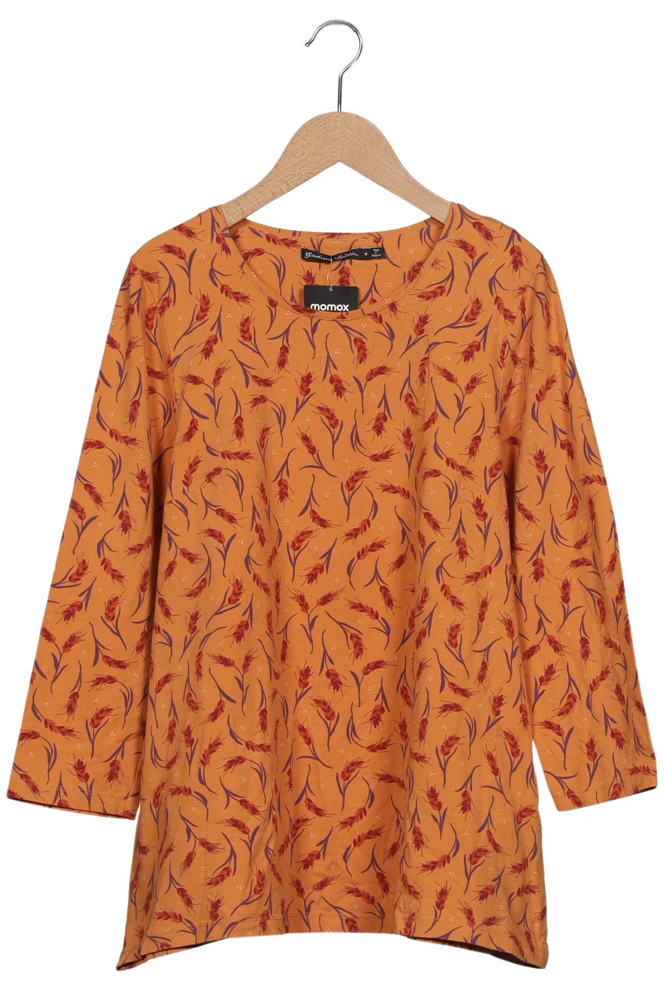 

Gudrun Sjödén Damen Langarmshirt, orange, Gr. 38