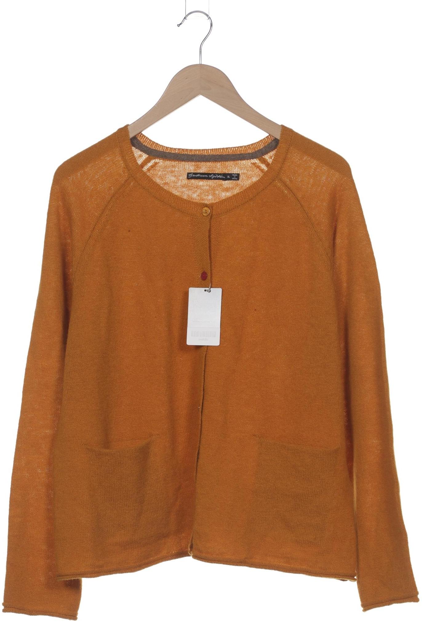 

Gudrun Sjödén Damen Strickjacke, gelb, Gr. 44