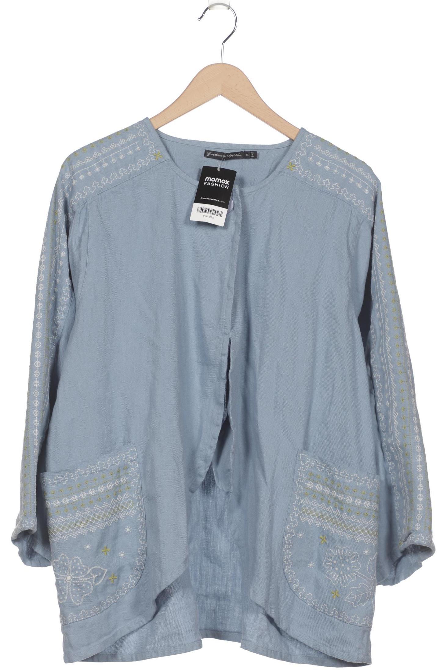 

Gudrun Sjödén Damen Strickjacke, hellblau, Gr. 44