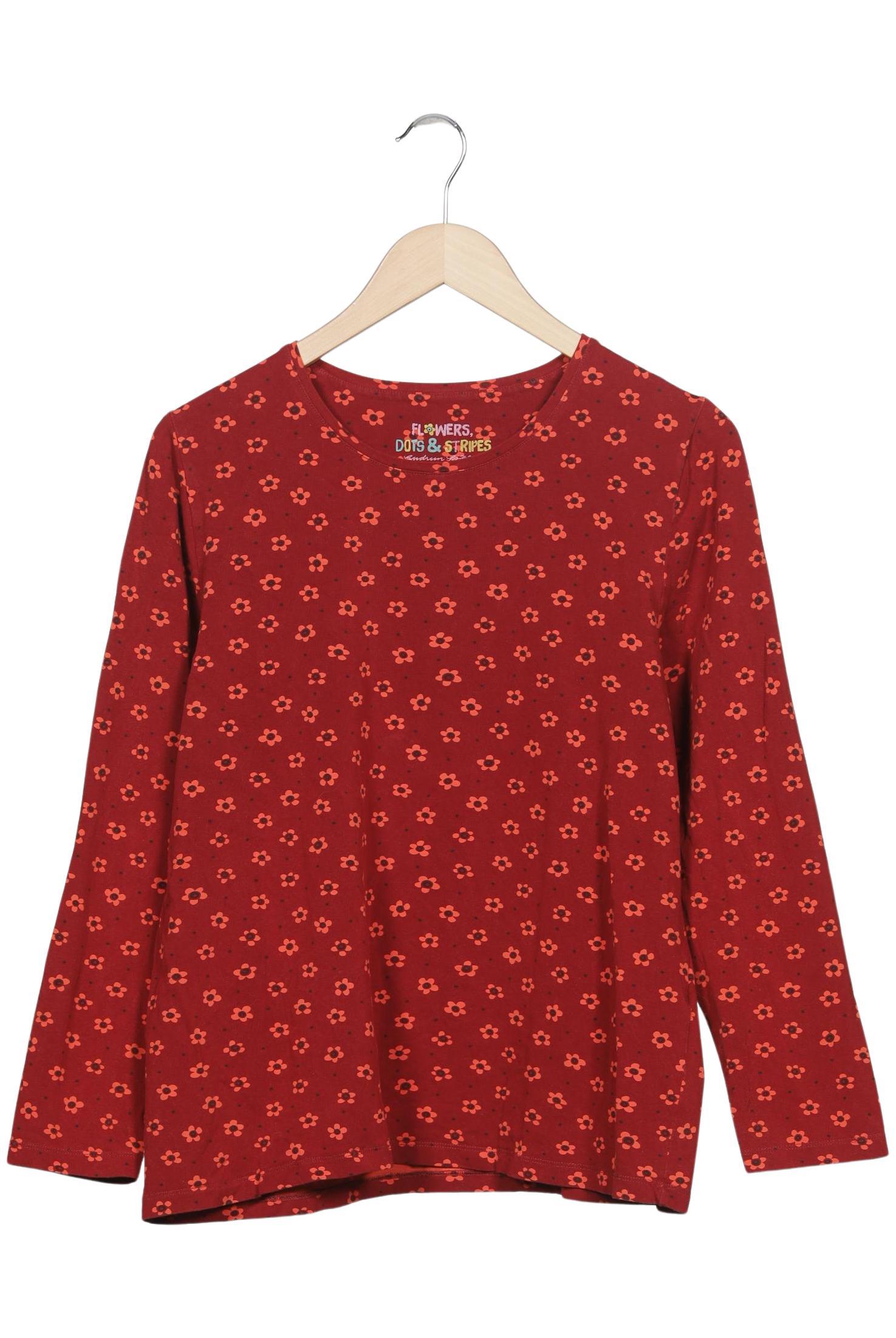 

Gudrun Sjödén Damen Langarmshirt, rot, Gr. 44