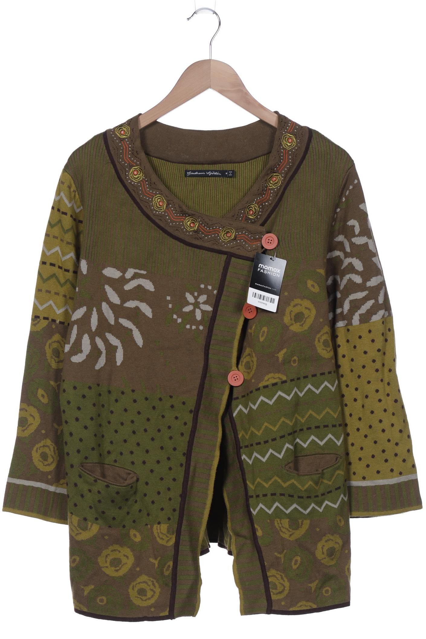 

Gudrun Sjödén Damen Strickjacke, grün, Gr. 38
