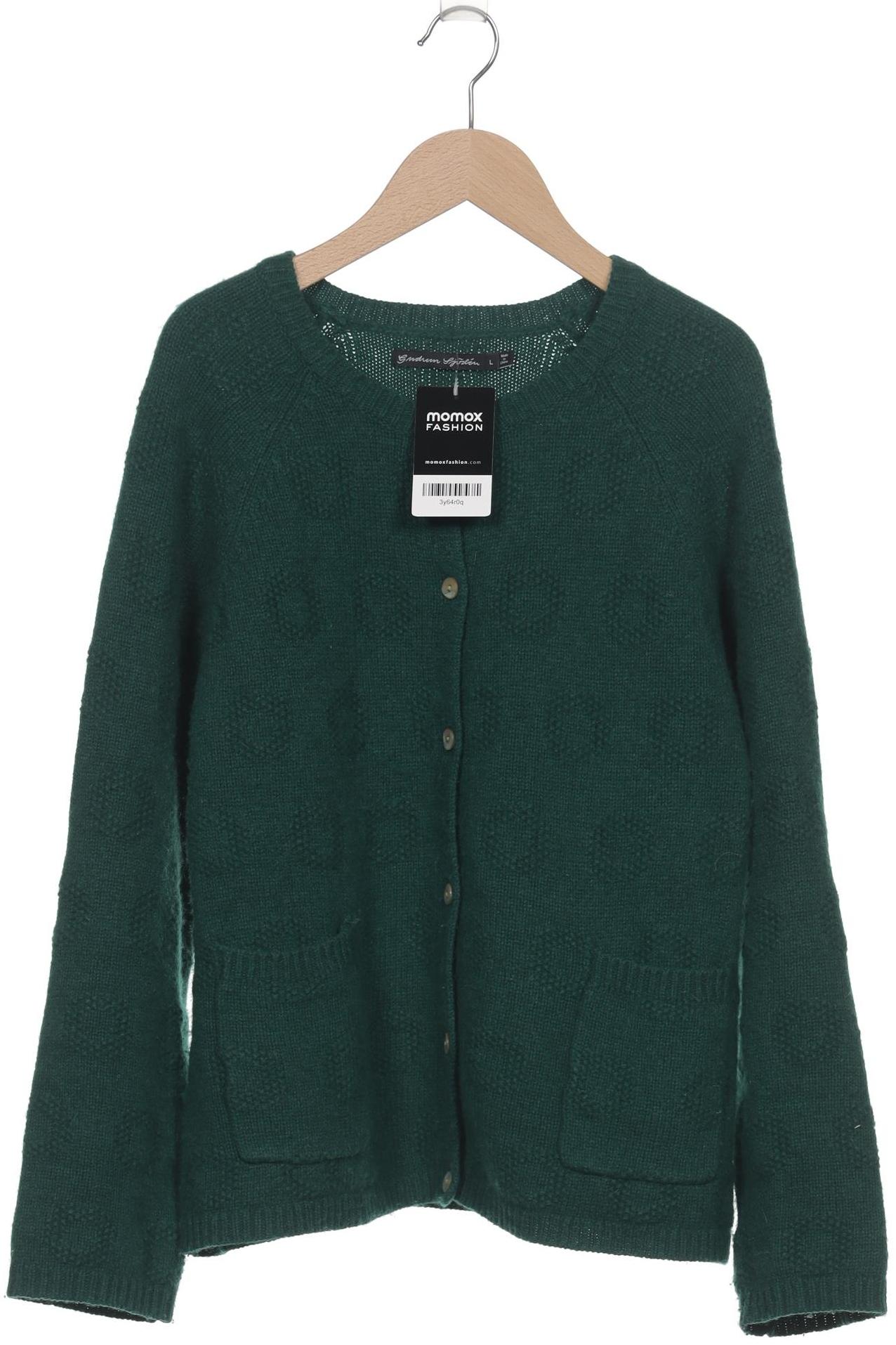 

Gudrun Sjödén Damen Strickjacke, grün, Gr. 42
