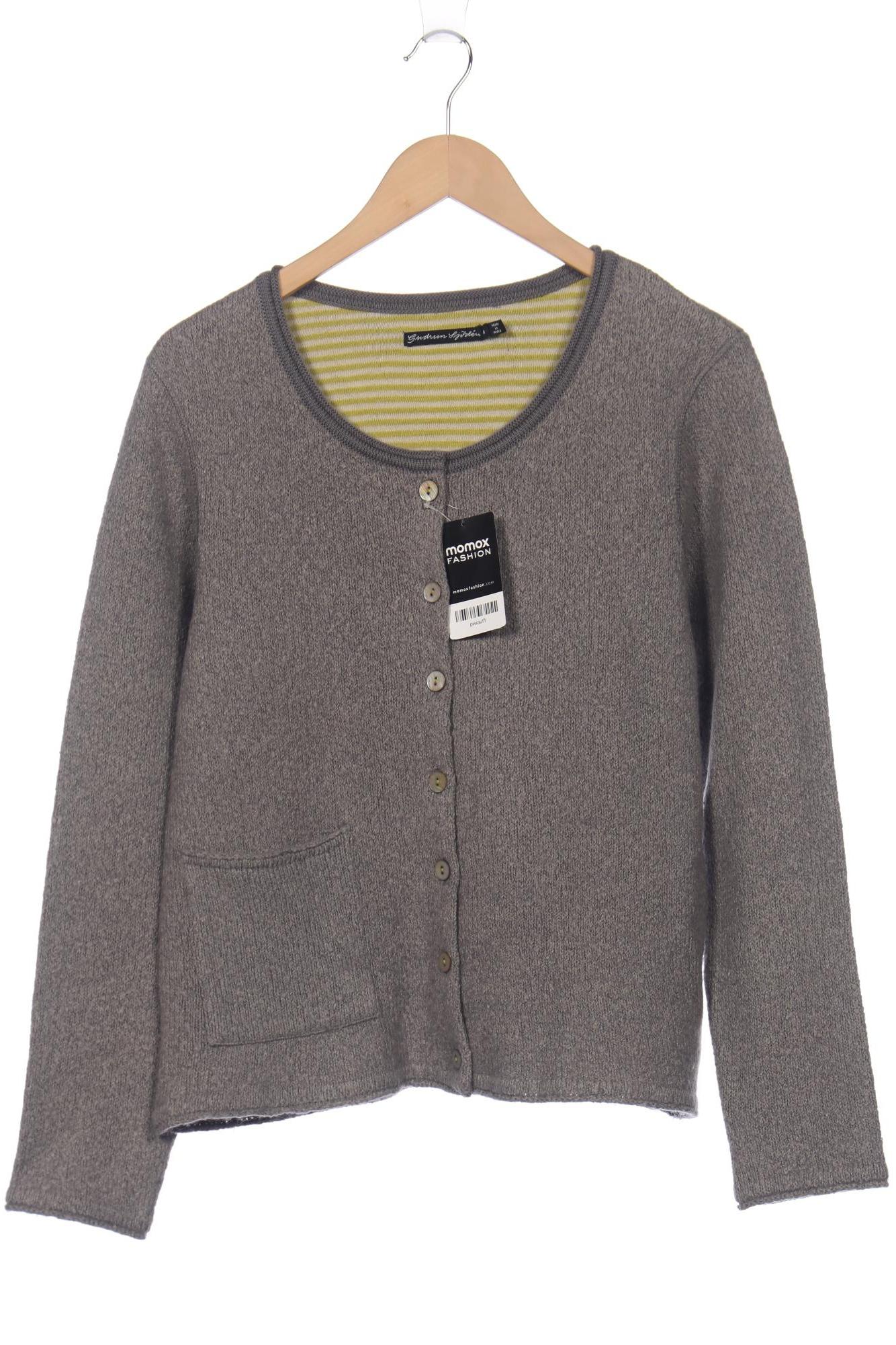 

Gudrun Sjödén Damen Strickjacke, grau, Gr. 38
