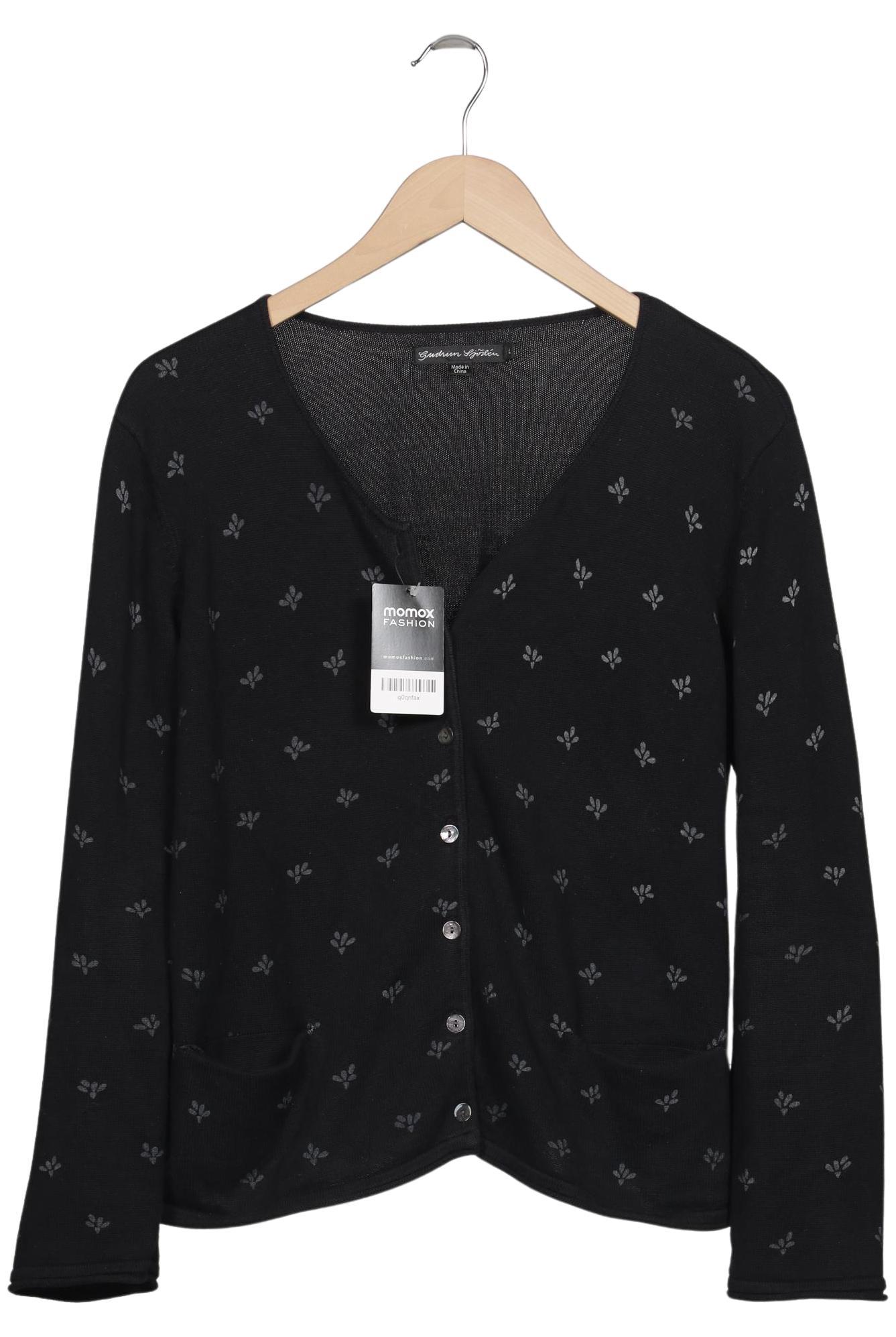

Gudrun Sjödén Damen Strickjacke, schwarz, Gr. 42
