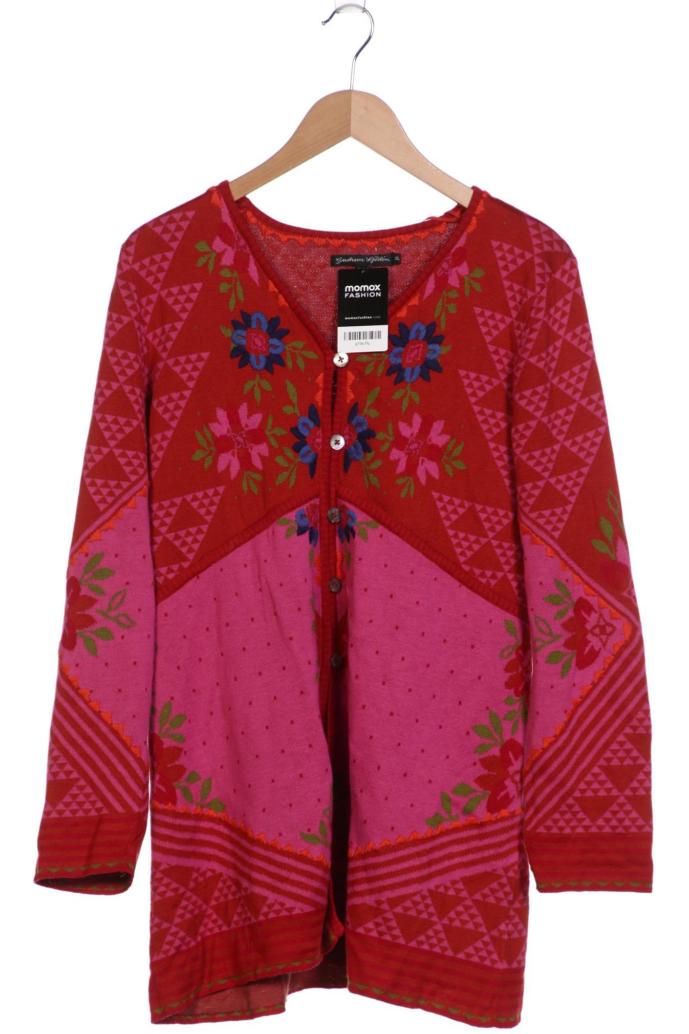 

Gudrun Sjödén Damen Strickjacke, rot, Gr. 44