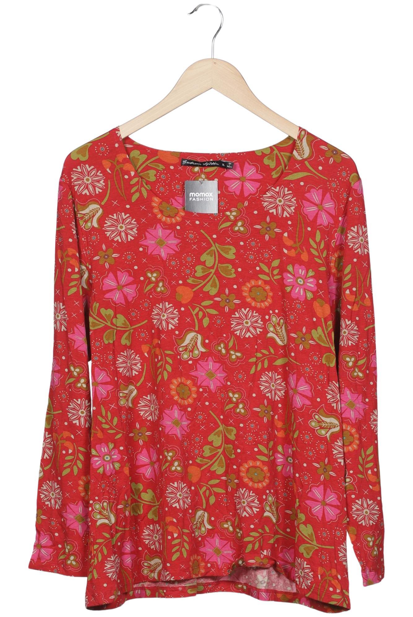 

Gudrun Sjödén Damen Langarmshirt, rot, Gr. 44