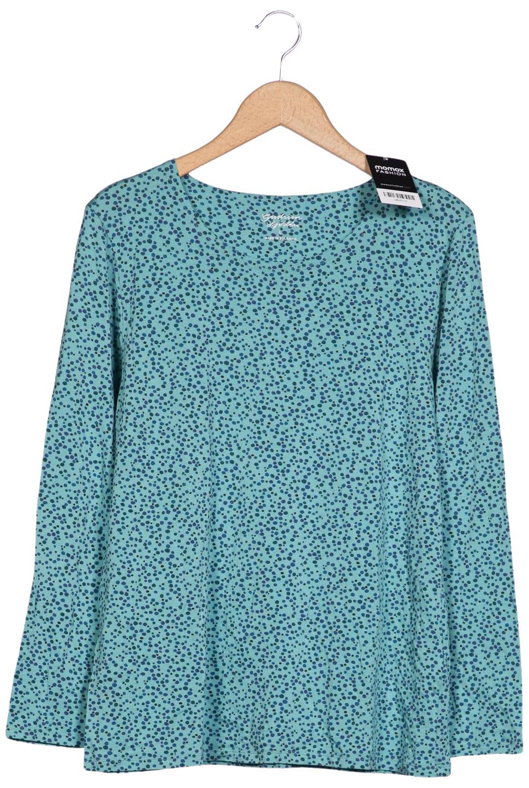 

Gudrun Sjödén Damen Langarmshirt, hellblau, Gr. 42