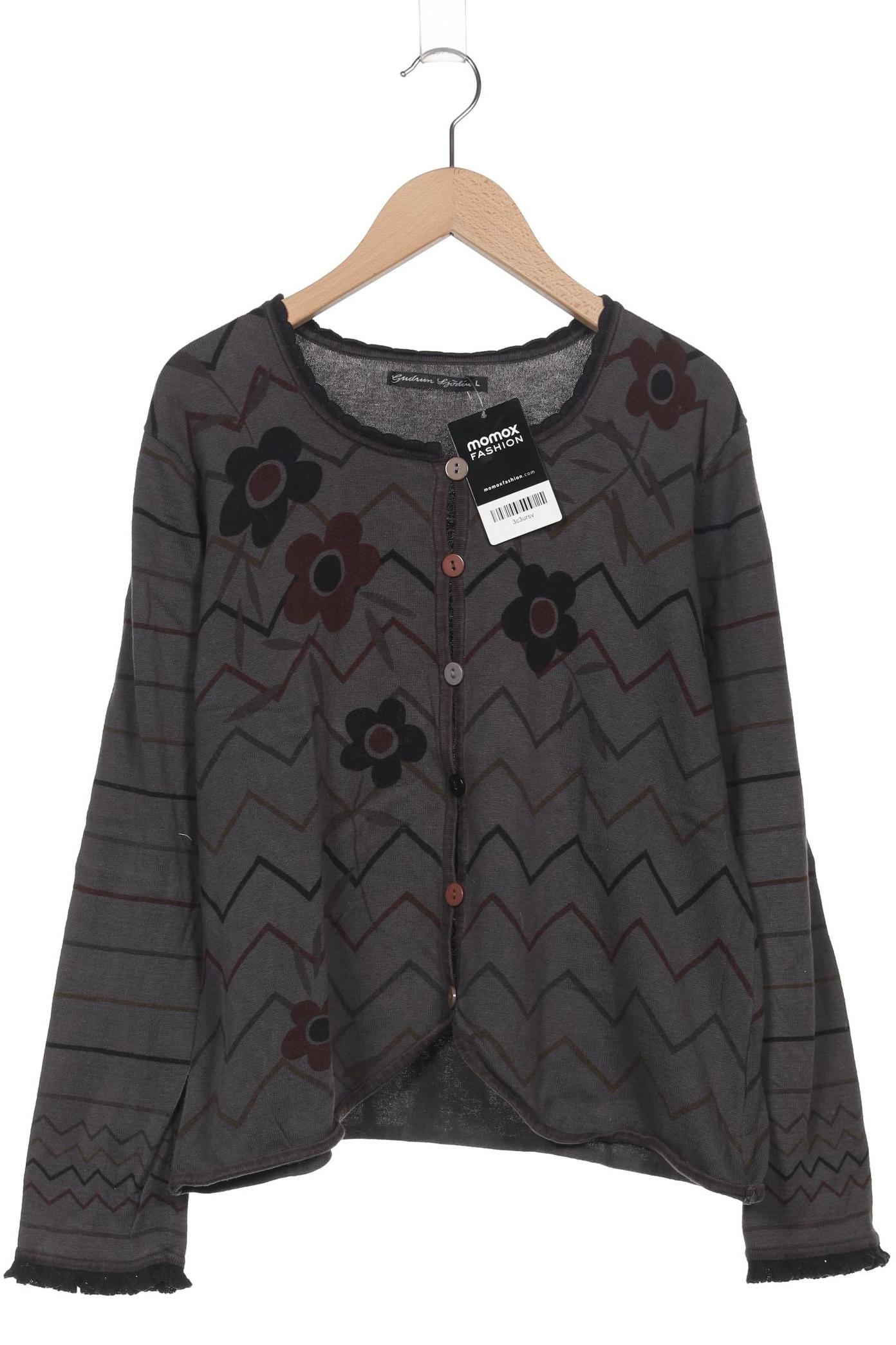 

Gudrun Sjödén Damen Strickjacke, grau, Gr. 42