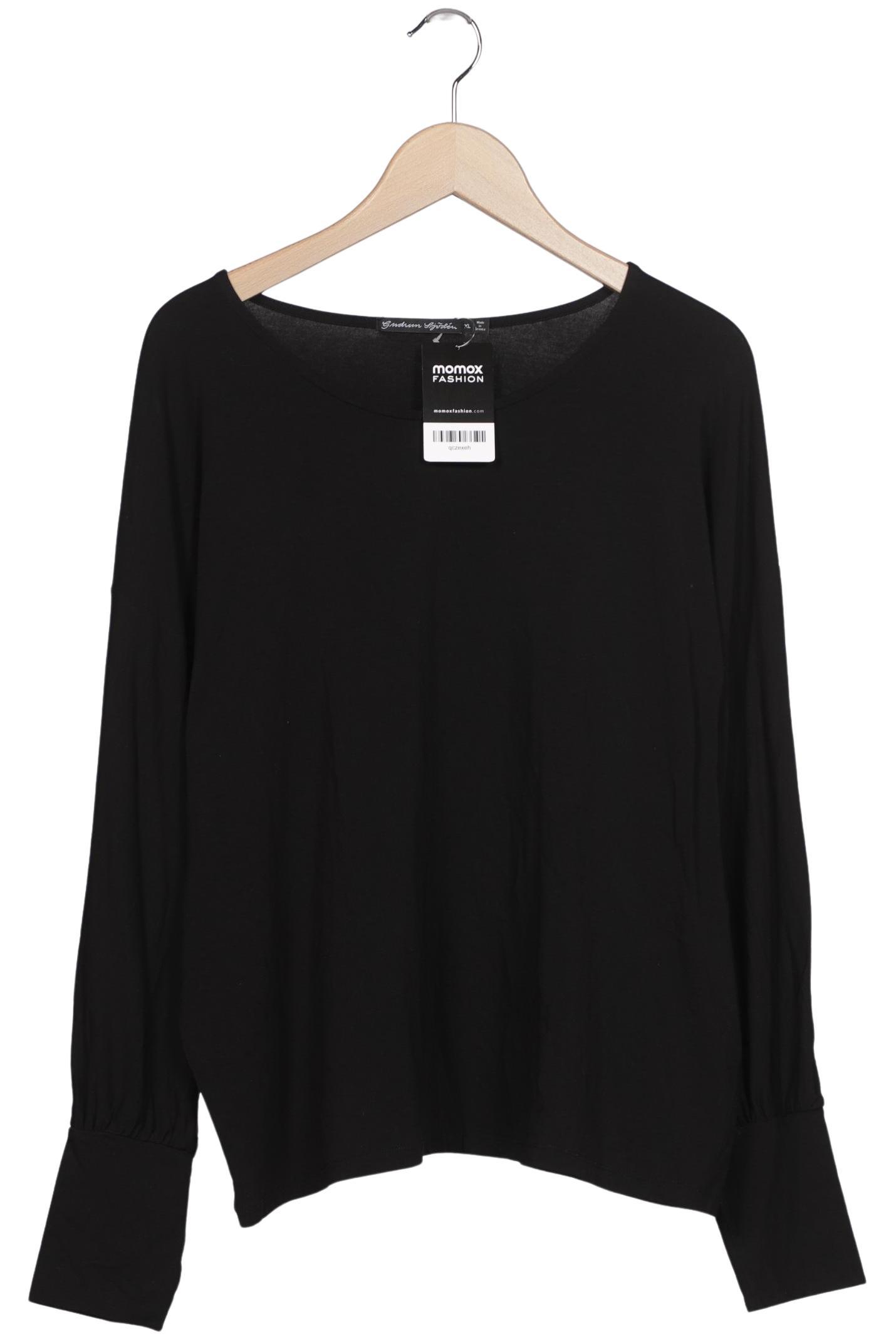 

Gudrun Sjödén Damen Langarmshirt, schwarz, Gr. 44