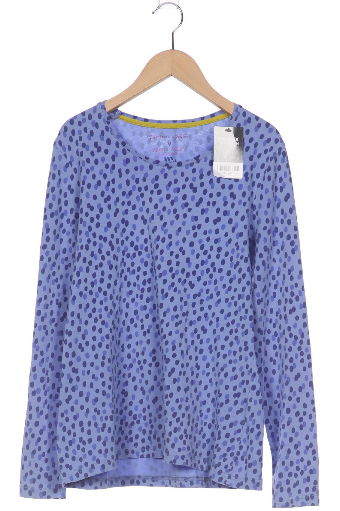 

Gudrun Sjödén Damen Langarmshirt, blau, Gr. 38