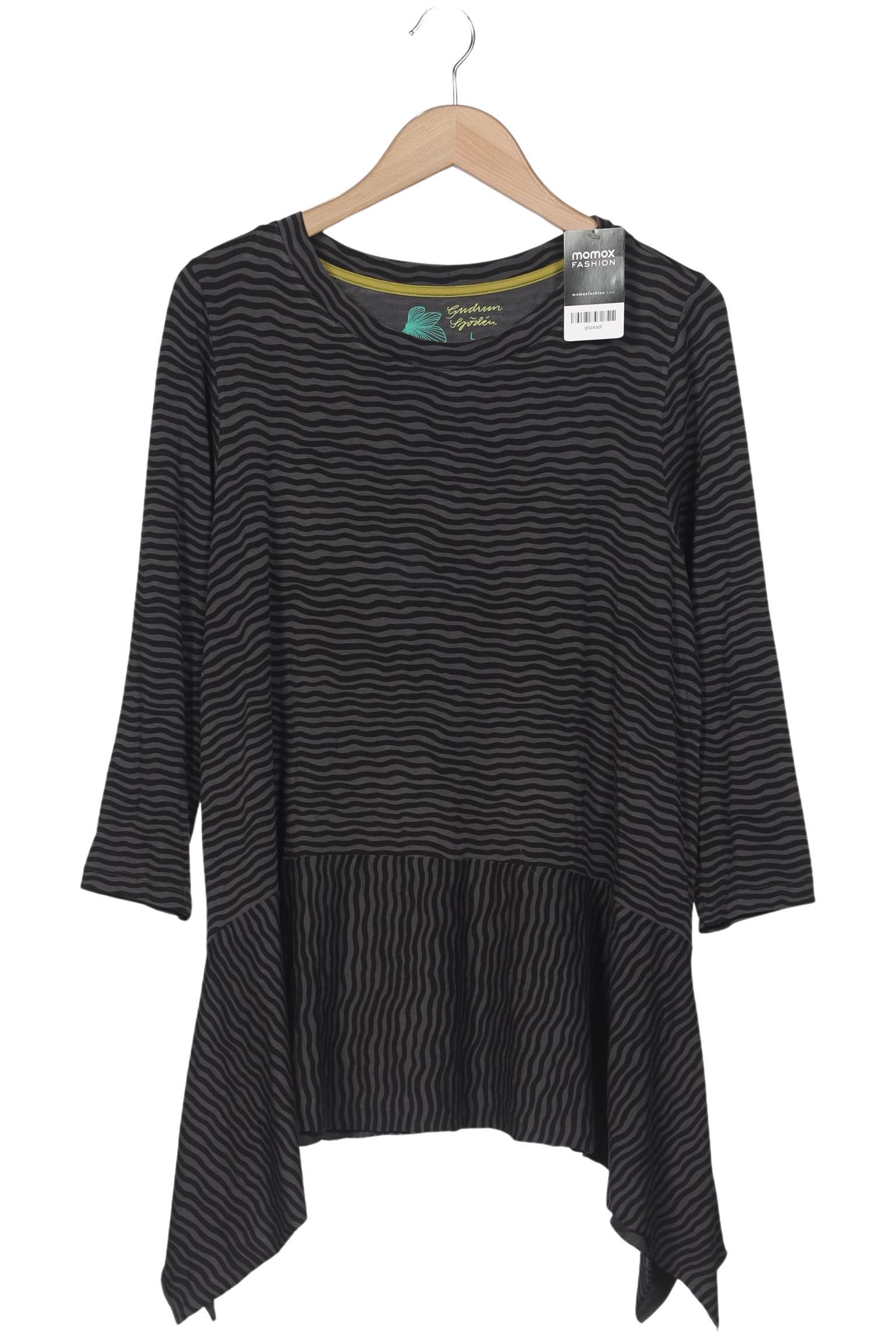 

Gudrun Sjödén Damen Langarmshirt, grau, Gr. 42