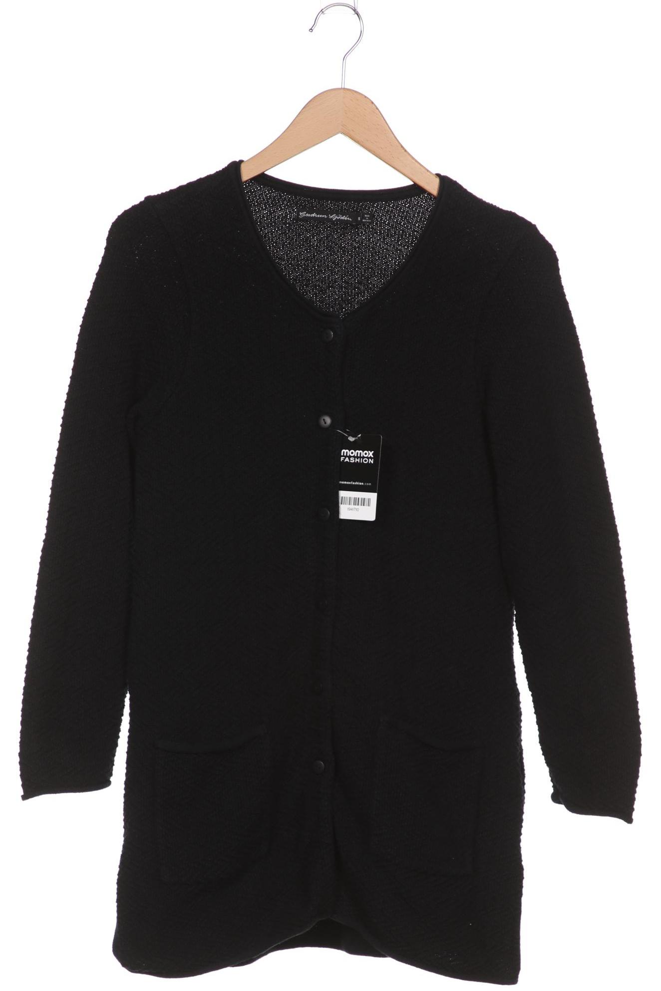 

Gudrun Sjödén Damen Strickjacke, schwarz, Gr. 36