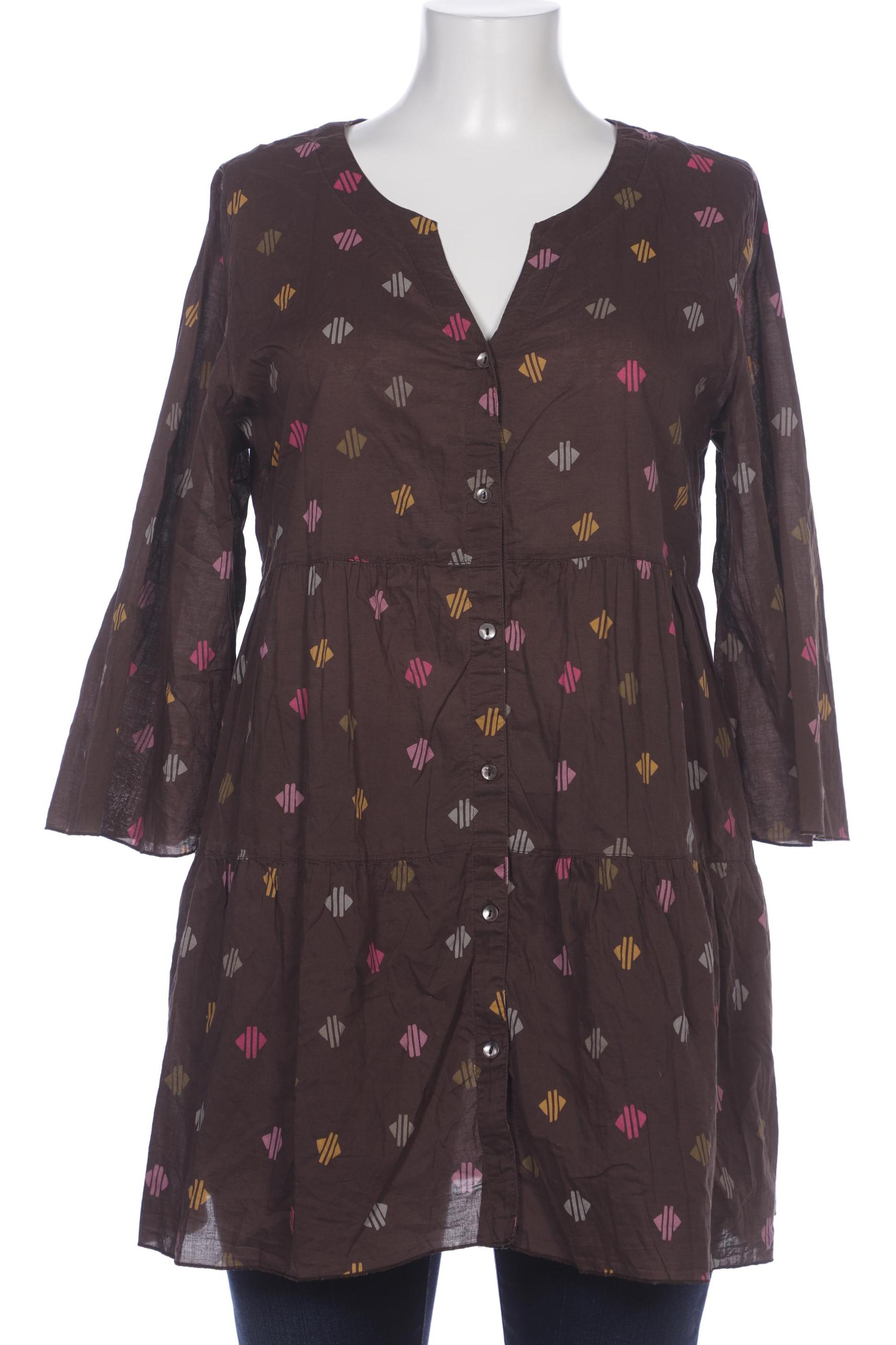 

Gudrun Sjödén Damen Bluse, braun, Gr. 42