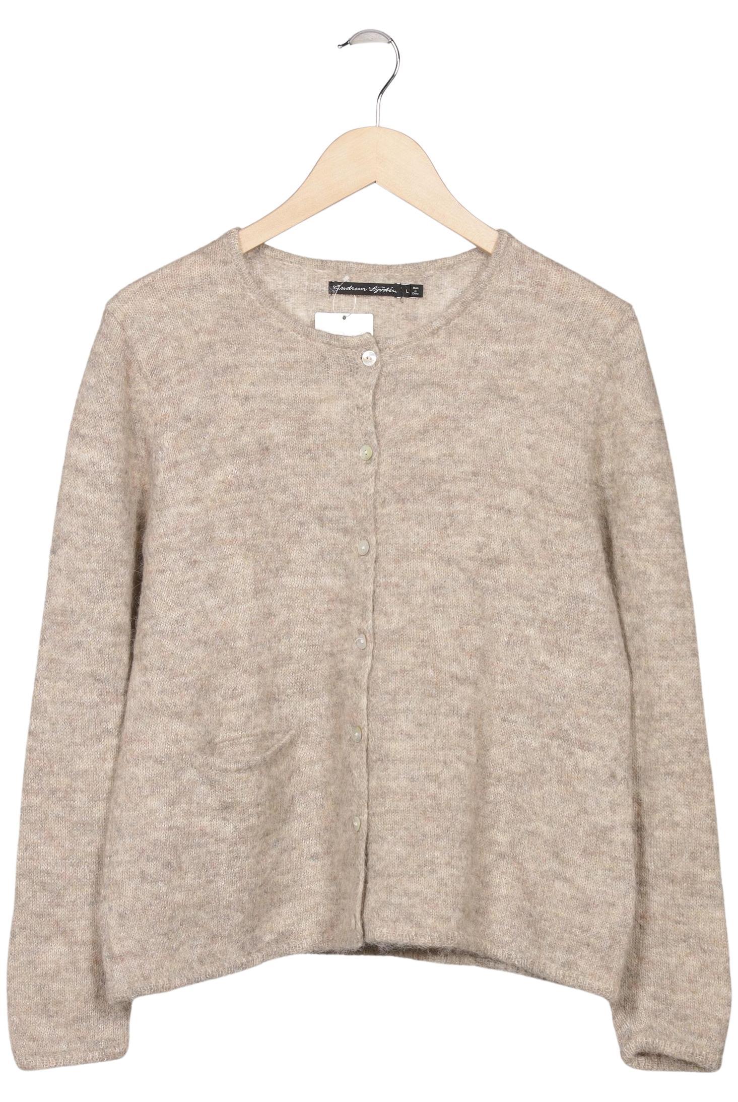 

Gudrun Sjödén Damen Strickjacke, beige, Gr. 42