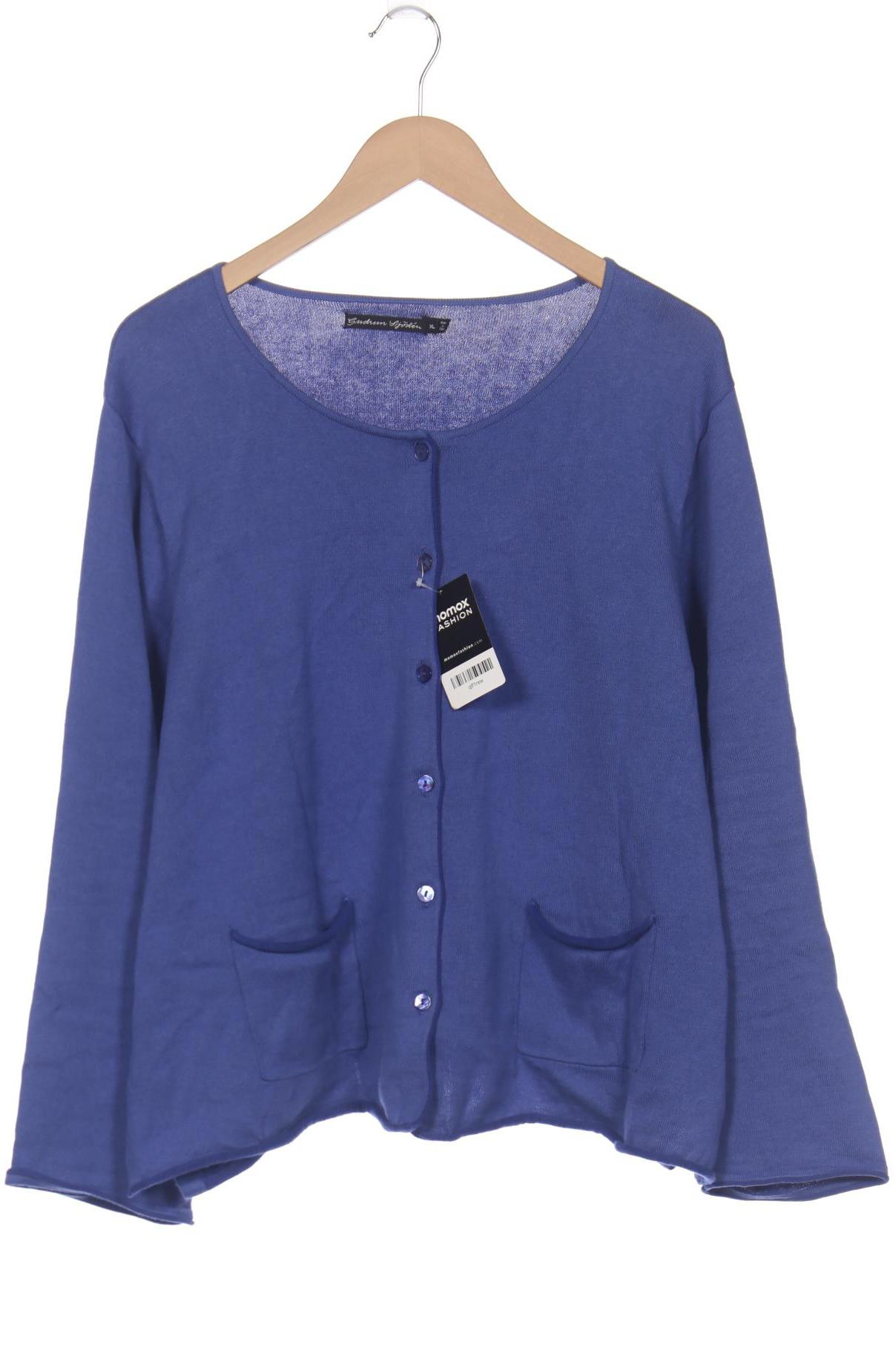 

Gudrun Sjödén Damen Strickjacke, blau, Gr. 44