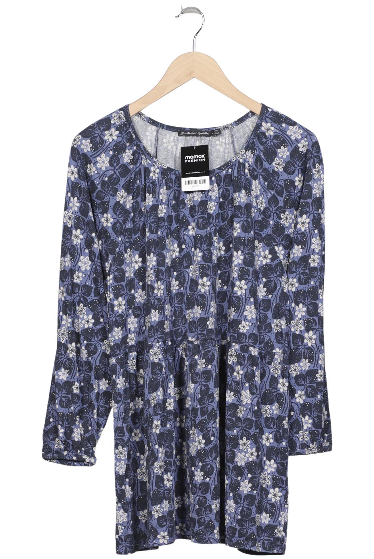 

Gudrun Sjödén Damen Langarmshirt, blau, Gr. 42