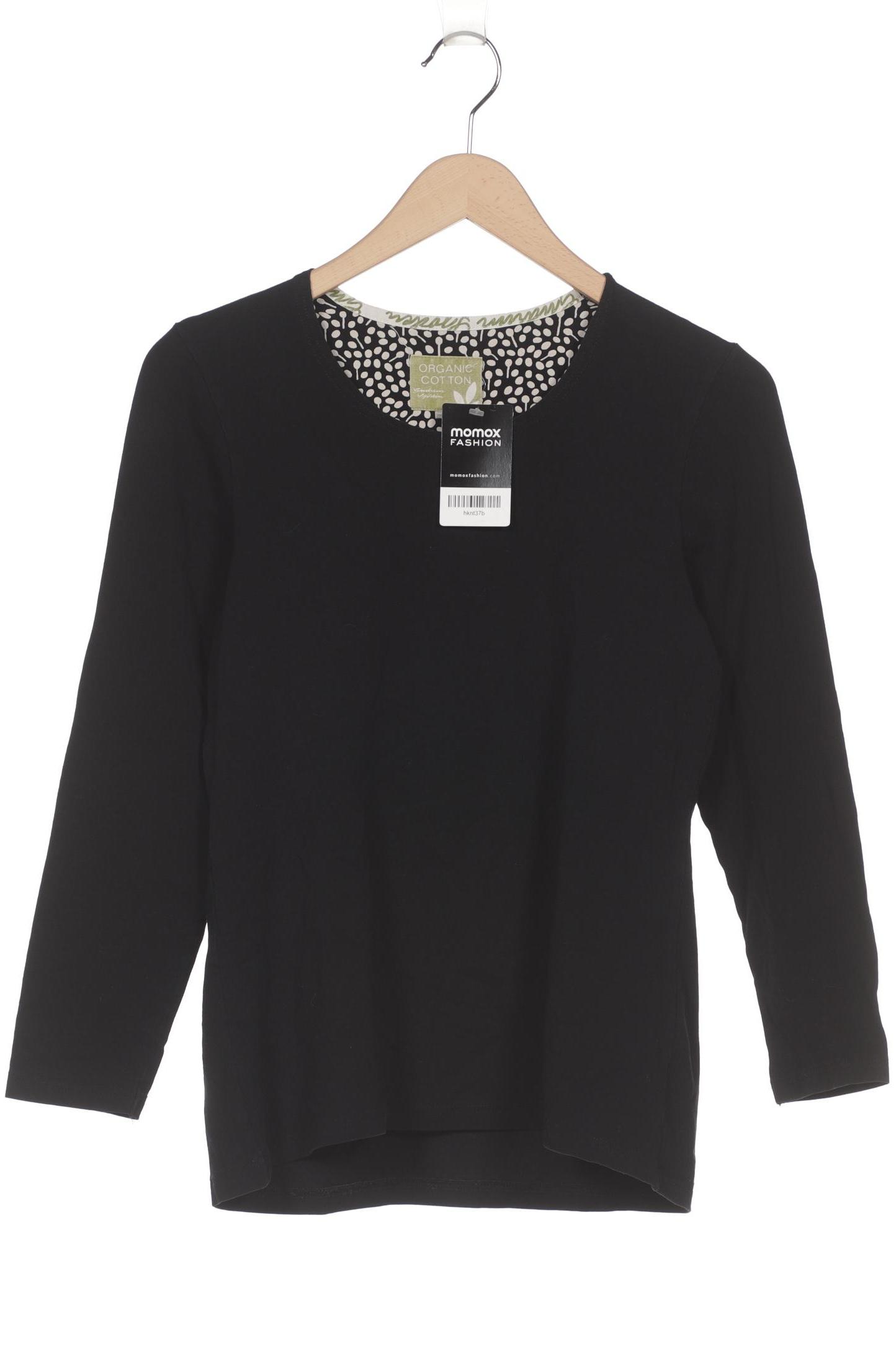 

Gudrun Sjödén Damen Langarmshirt, schwarz, Gr. 38