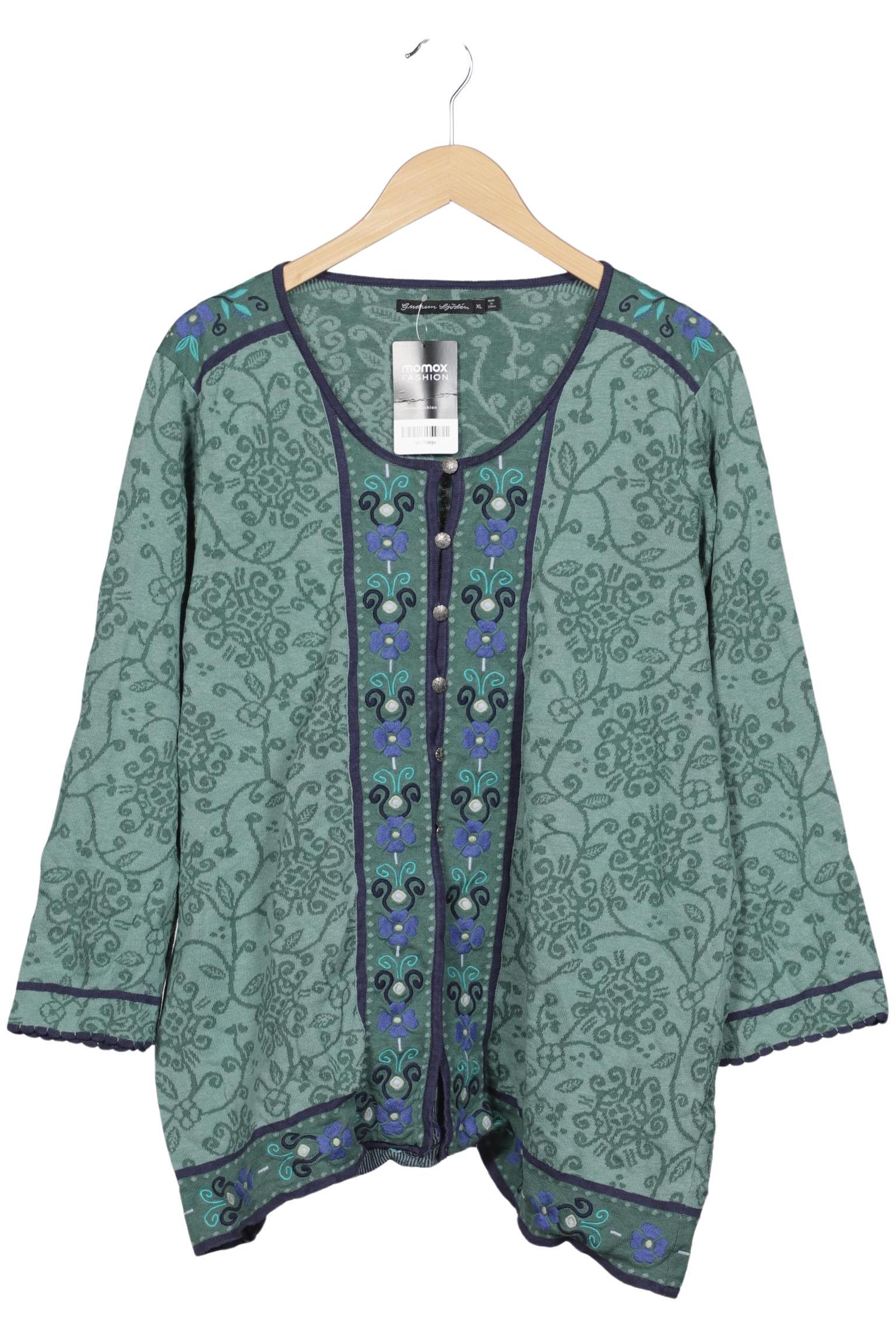 

Gudrun Sjödén Damen Strickjacke, grün, Gr. 44