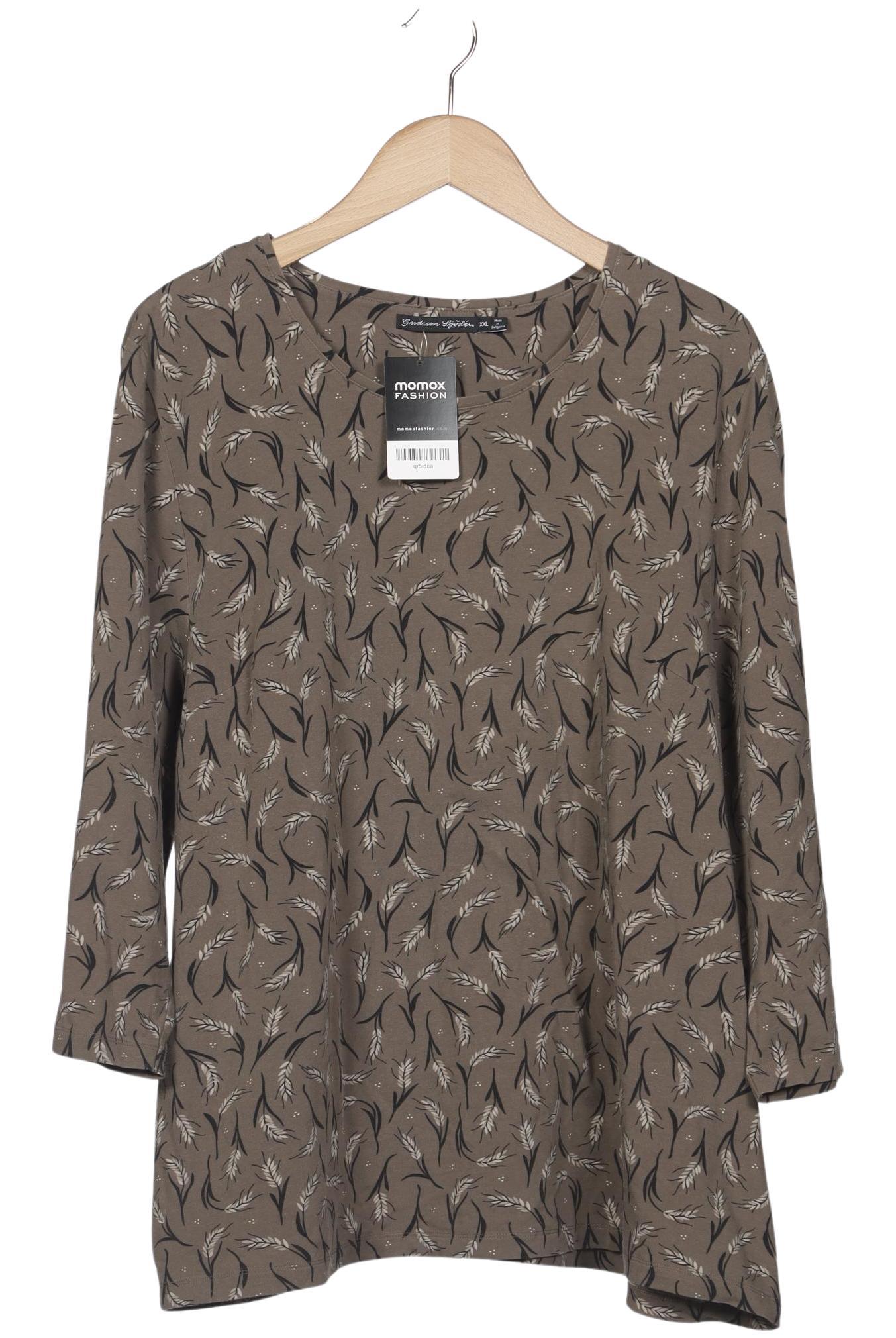 

Gudrun Sjödén Damen Langarmshirt, braun, Gr. 46