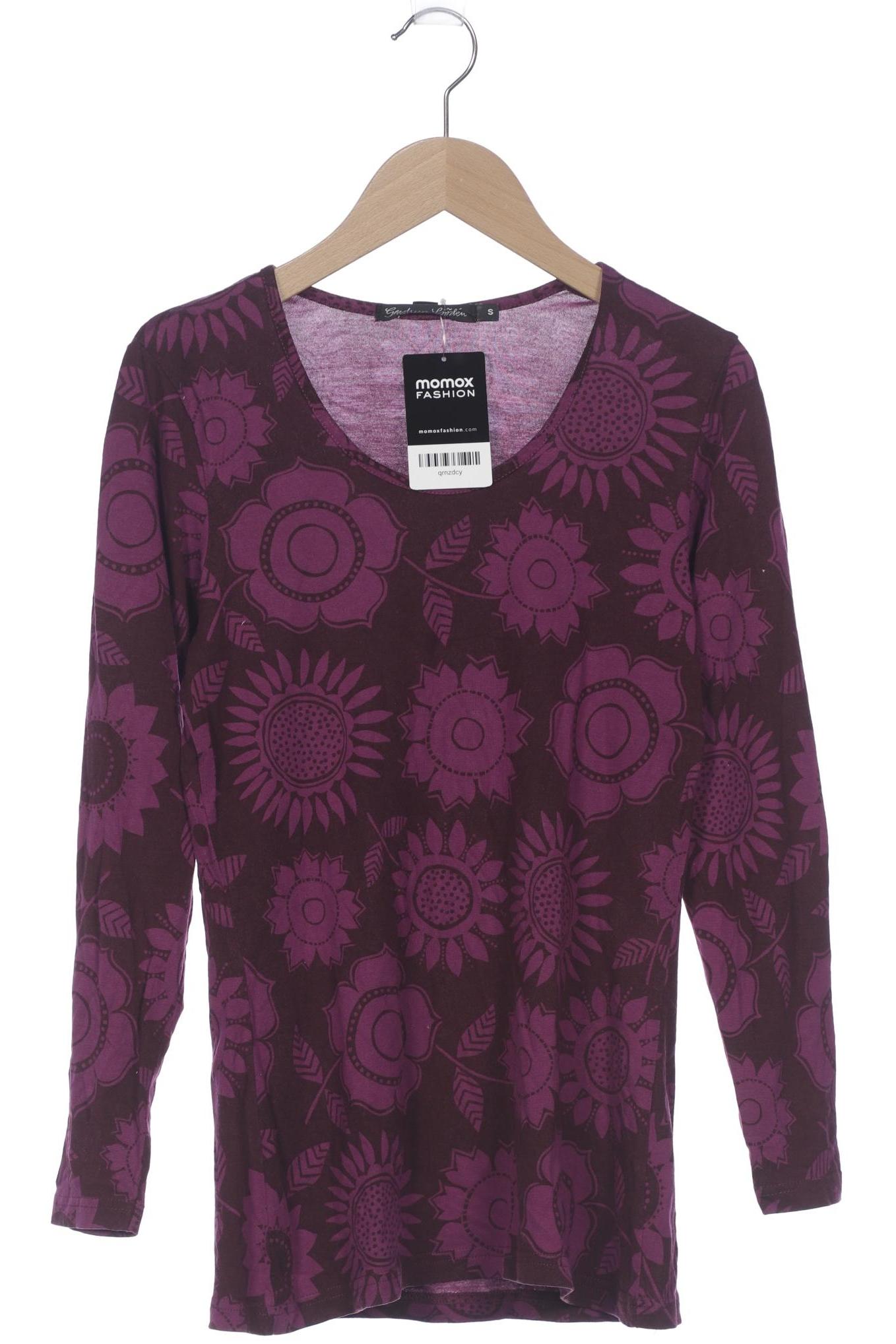 

Gudrun Sjödén Damen Langarmshirt, bordeaux, Gr. 36
