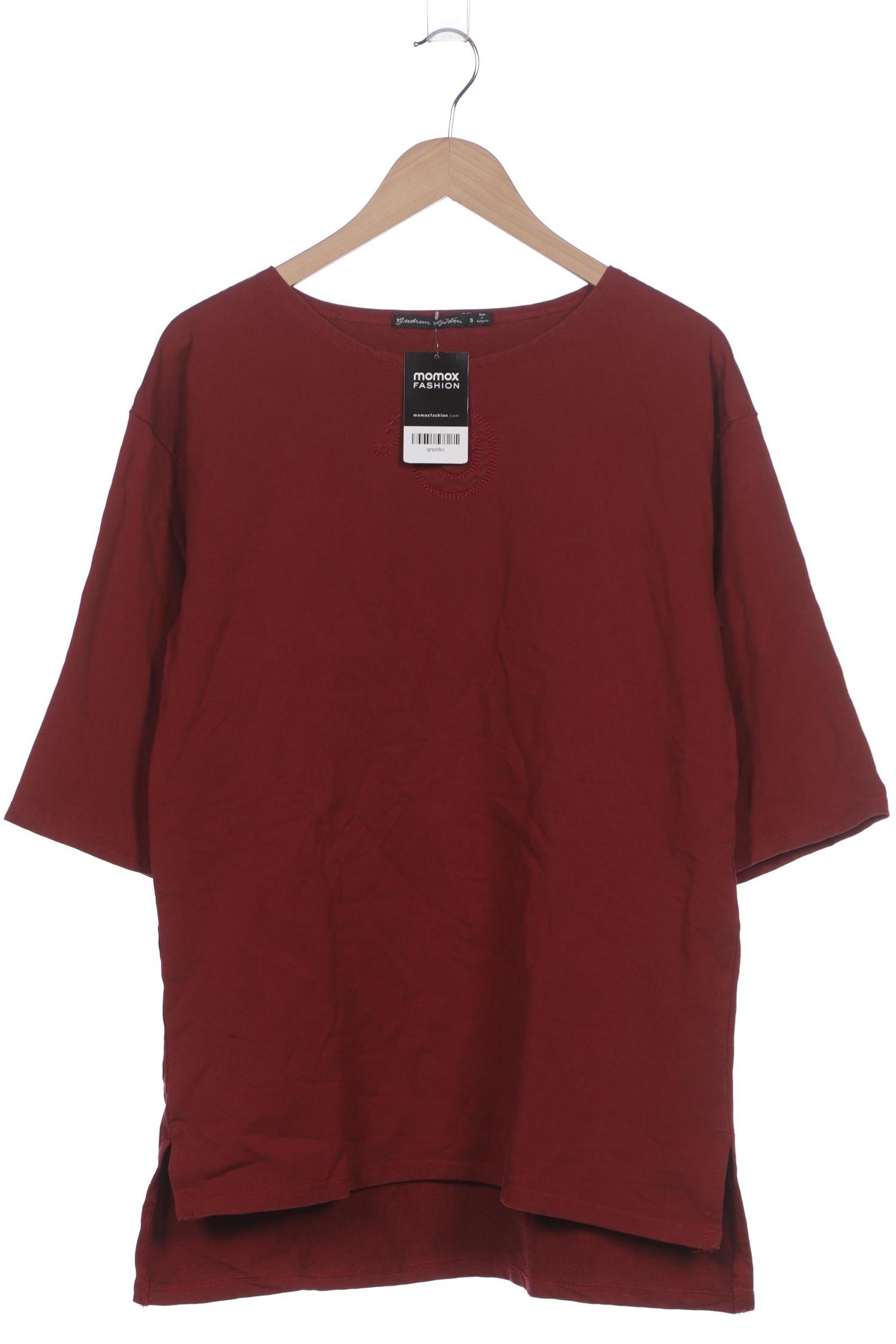 

Gudrun Sjödén Damen Langarmshirt, bordeaux, Gr. 36