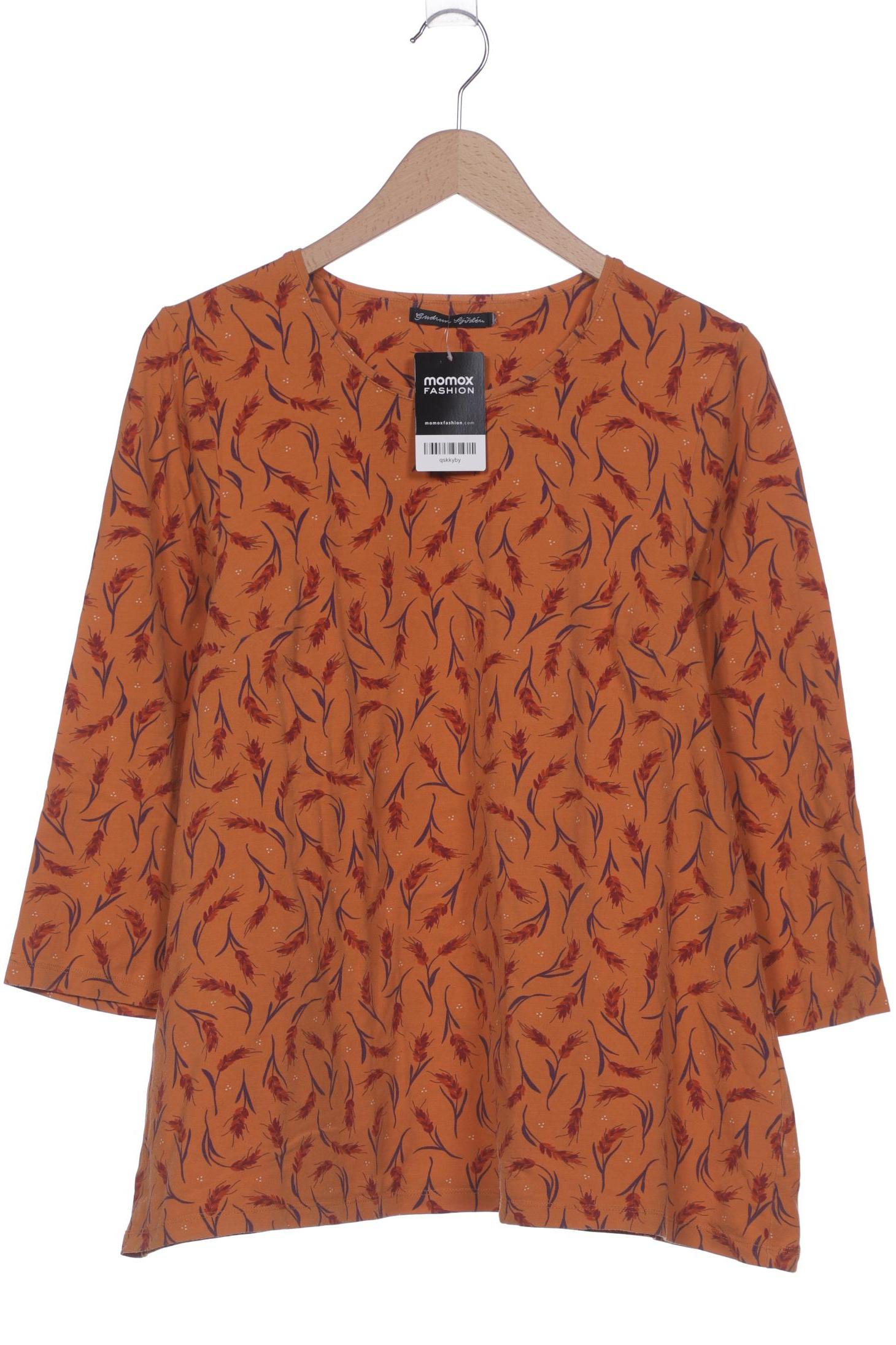 

Gudrun Sjödén Damen Langarmshirt, orange, Gr. 38
