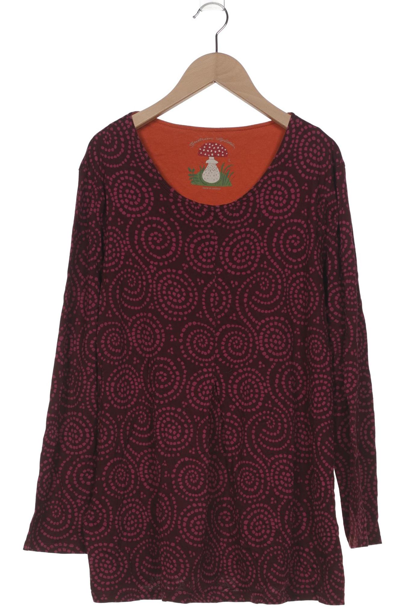 

Gudrun Sjödén Damen Langarmshirt, bordeaux, Gr. 42