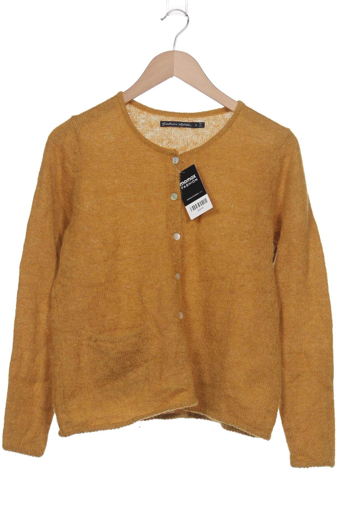 

Gudrun Sjödén Damen Strickjacke, gelb, Gr. 36