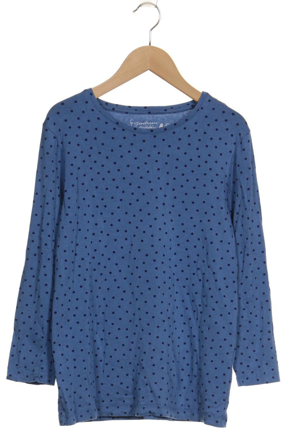 

Gudrun Sjödén Damen Langarmshirt, marineblau, Gr. 36