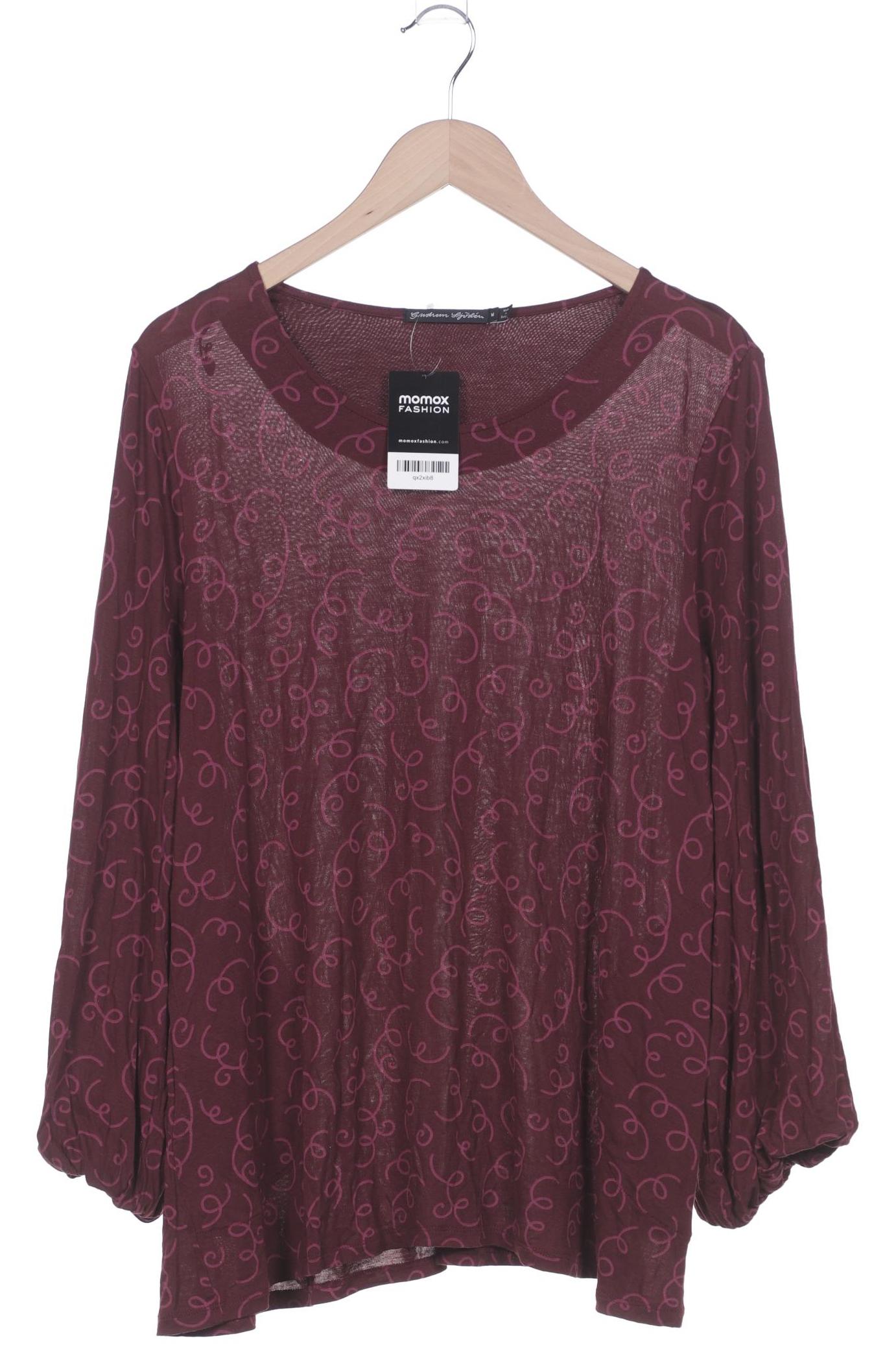 

Gudrun Sjödén Damen Langarmshirt, bordeaux, Gr. 38