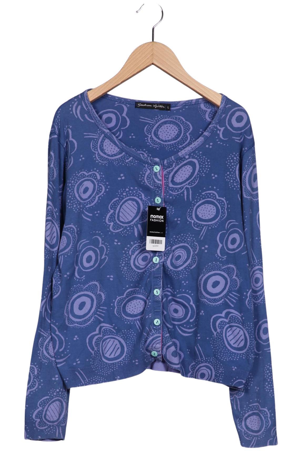 

Gudrun Sjödén Damen Strickjacke, blau, Gr. 42