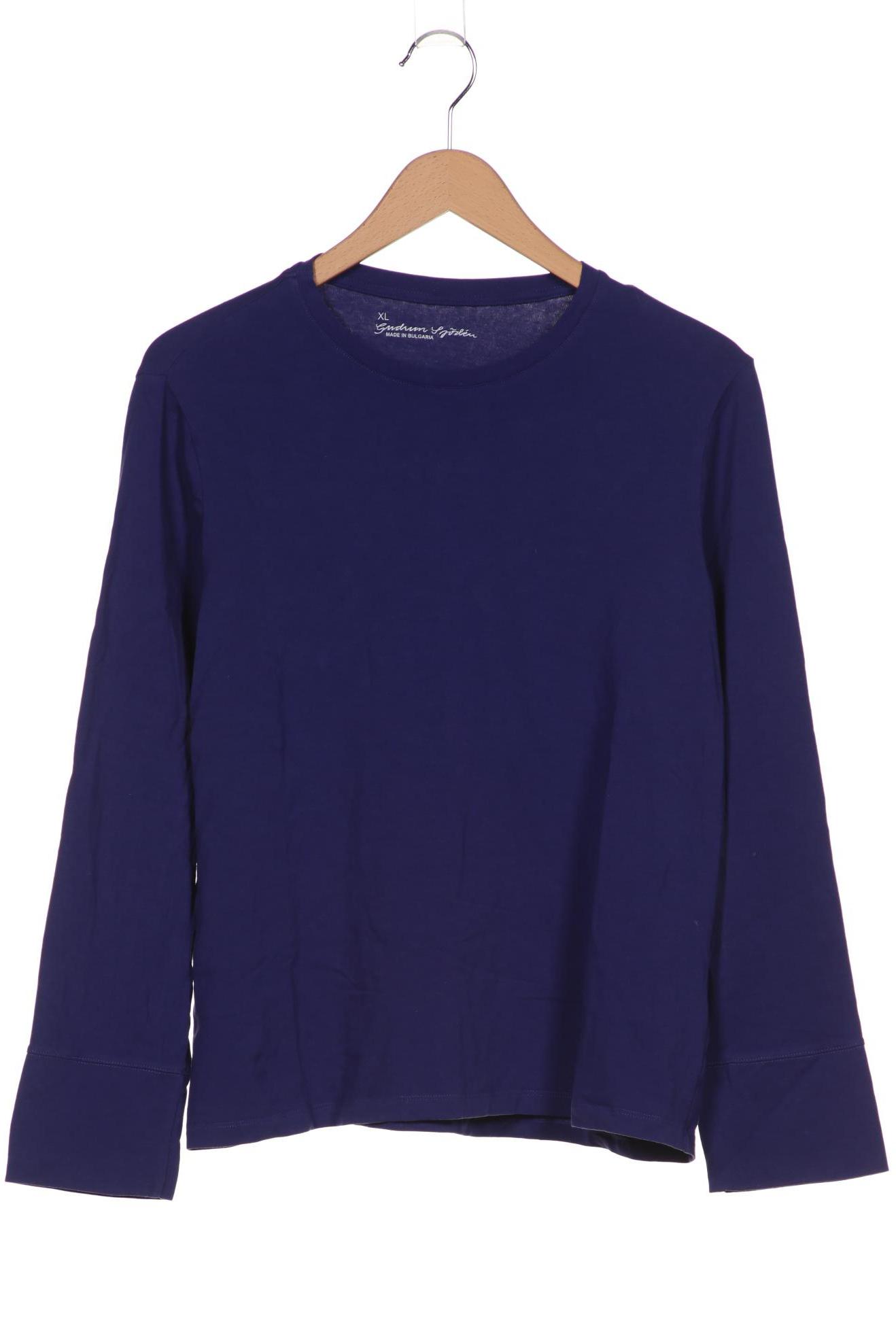 

Gudrun Sjödén Damen Langarmshirt, blau, Gr. 44