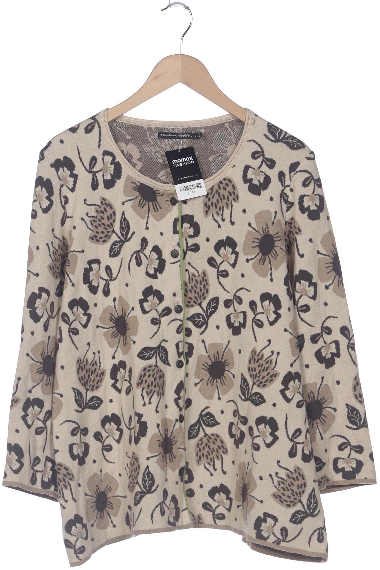 

Gudrun Sjödén Damen Strickjacke, beige, Gr. 42