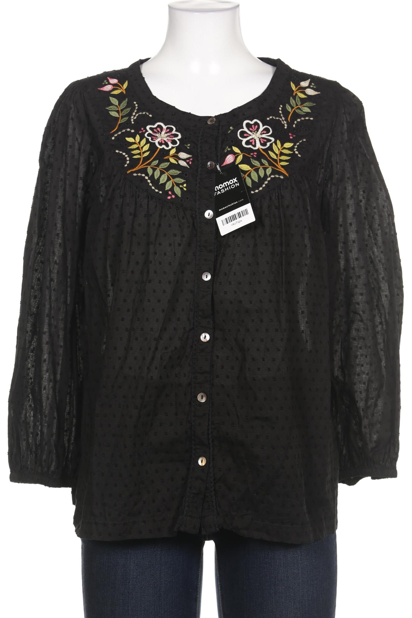 

Gudrun Sjödén Damen Bluse, schwarz, Gr. 38