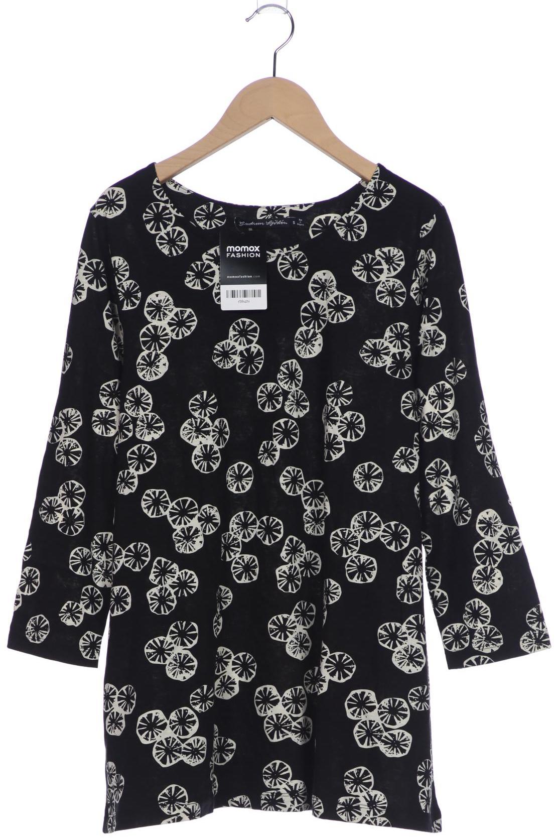 

Gudrun Sjödén Damen Langarmshirt, schwarz, Gr. 36
