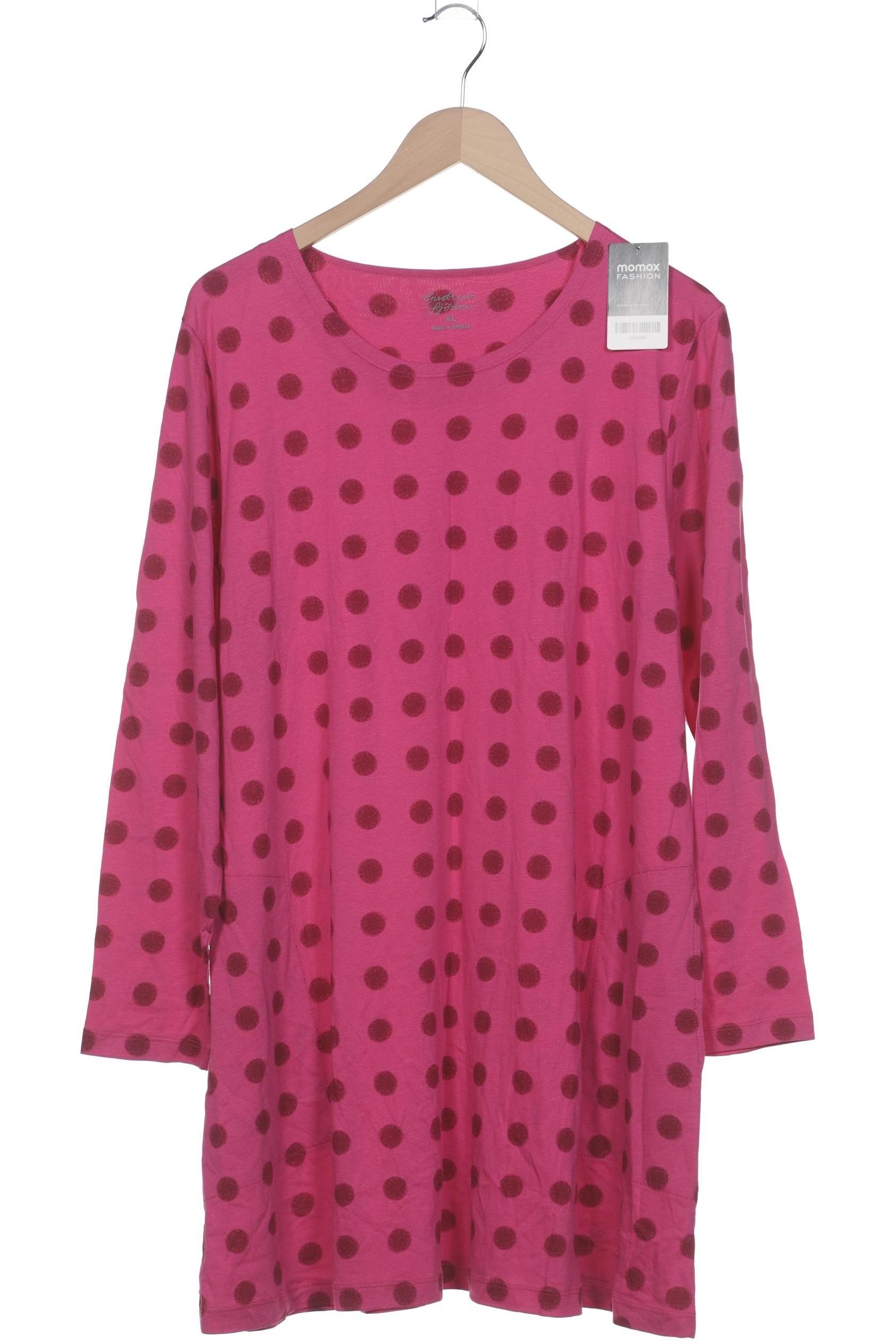 

Gudrun Sjödén Damen Langarmshirt, pink, Gr. 44