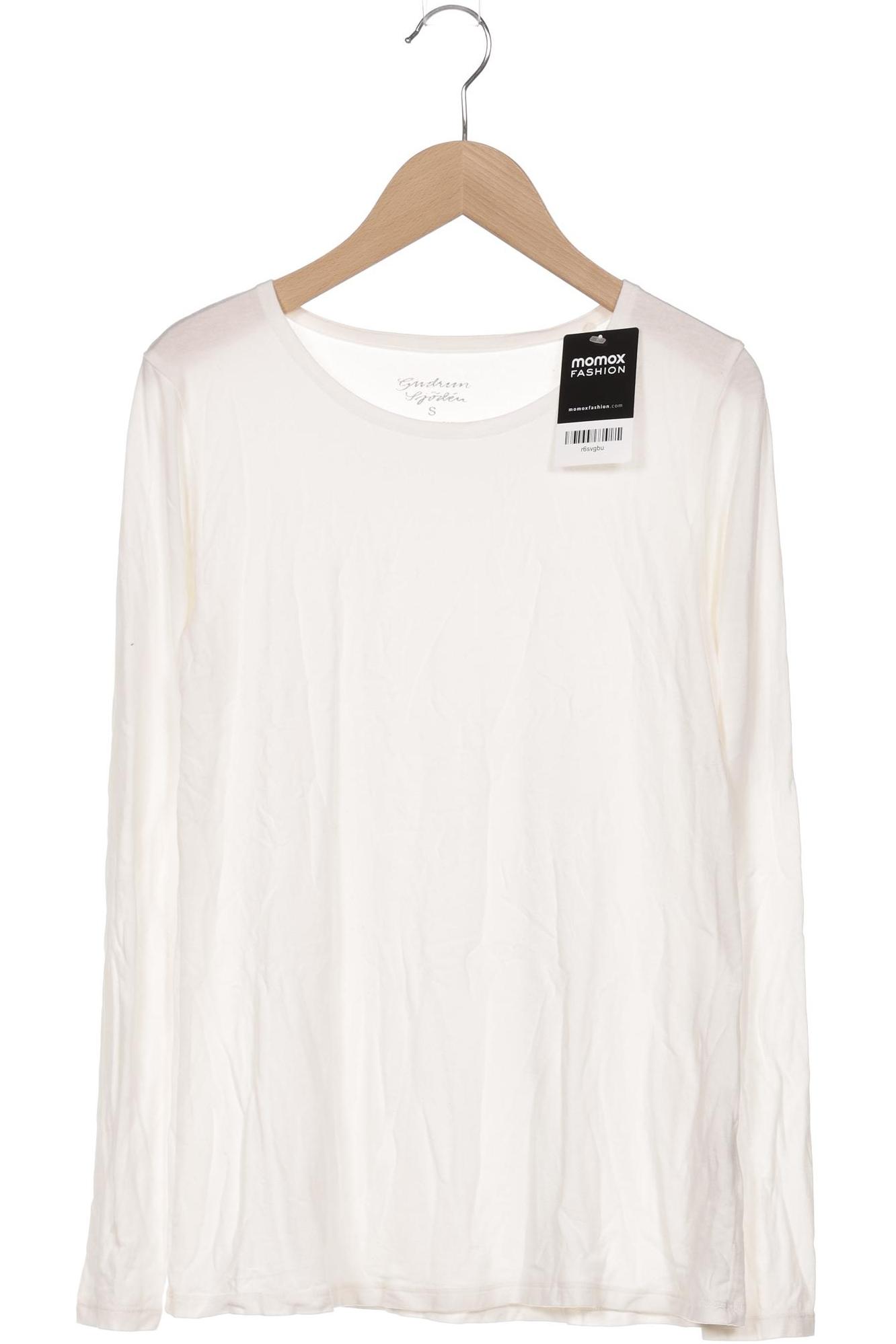 

Gudrun Sjödén Damen Langarmshirt, cremeweiß, Gr. 36