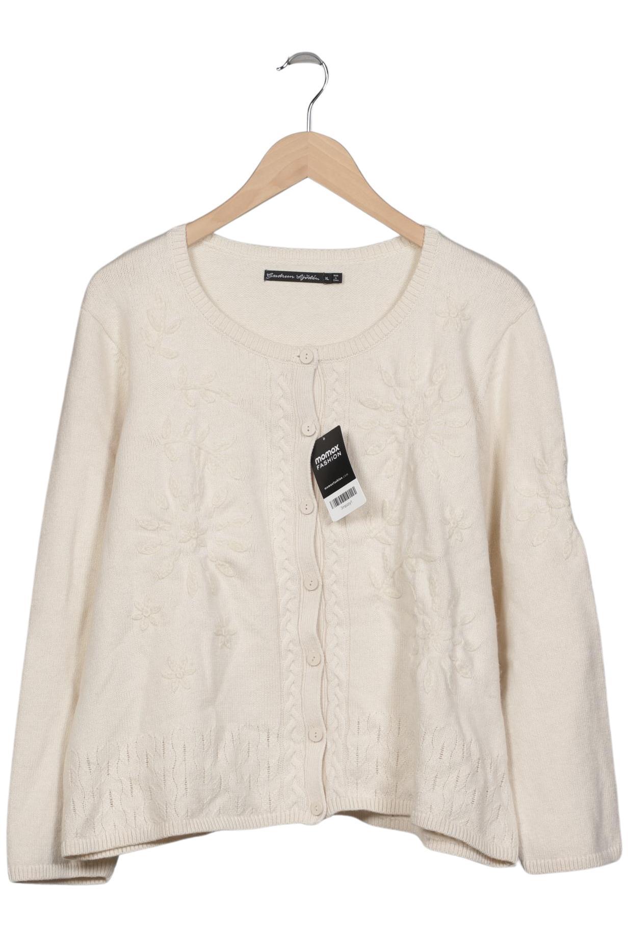 

Gudrun Sjödén Damen Strickjacke, cremeweiß, Gr. 44