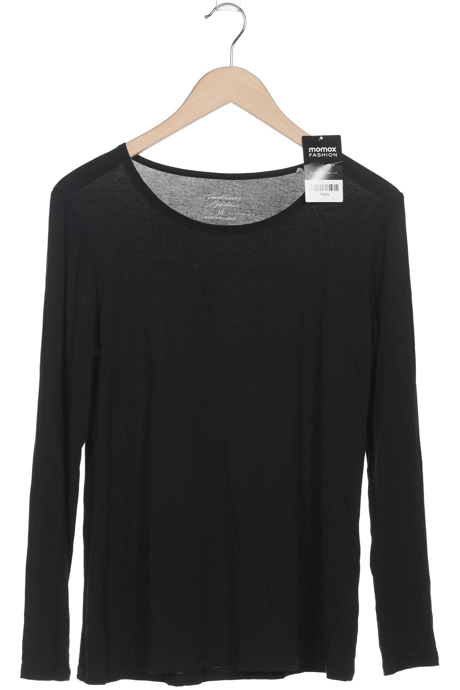 

Gudrun Sjödén Damen Langarmshirt, schwarz, Gr. 38