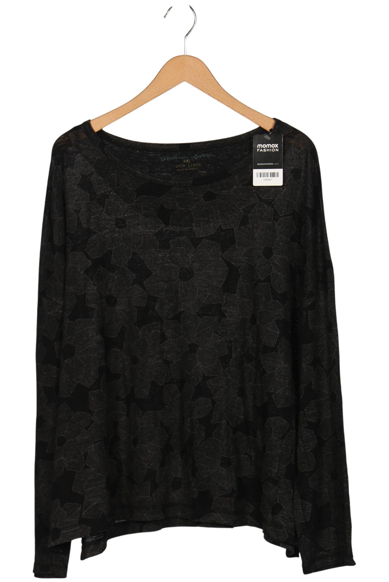 

Gudrun Sjödén Damen Langarmshirt, schwarz, Gr. 46