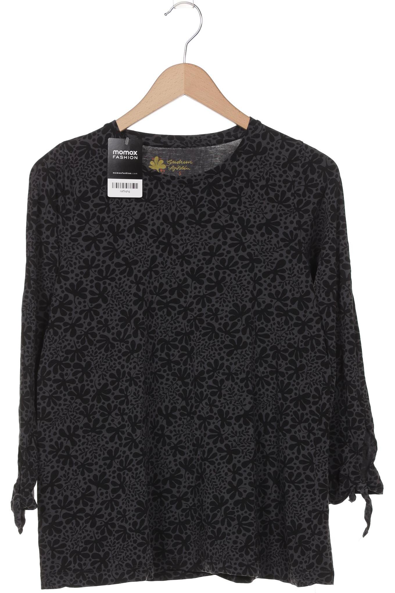 

Gudrun Sjödén Damen Langarmshirt, schwarz, Gr. 36