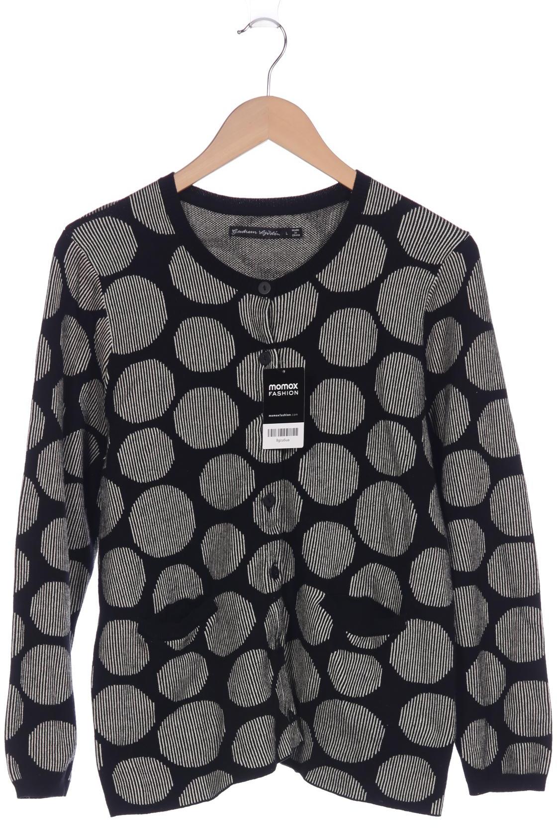 

Gudrun Sjödén Damen Strickjacke, schwarz, Gr. 42