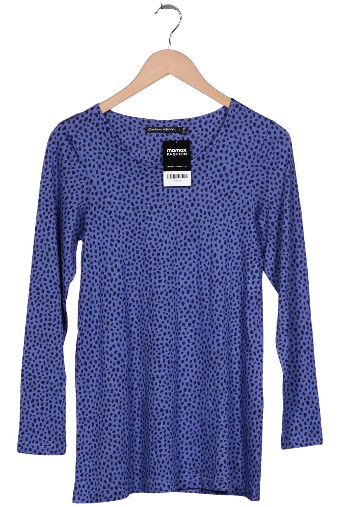 

Gudrun Sjödén Damen Langarmshirt, blau, Gr. 36