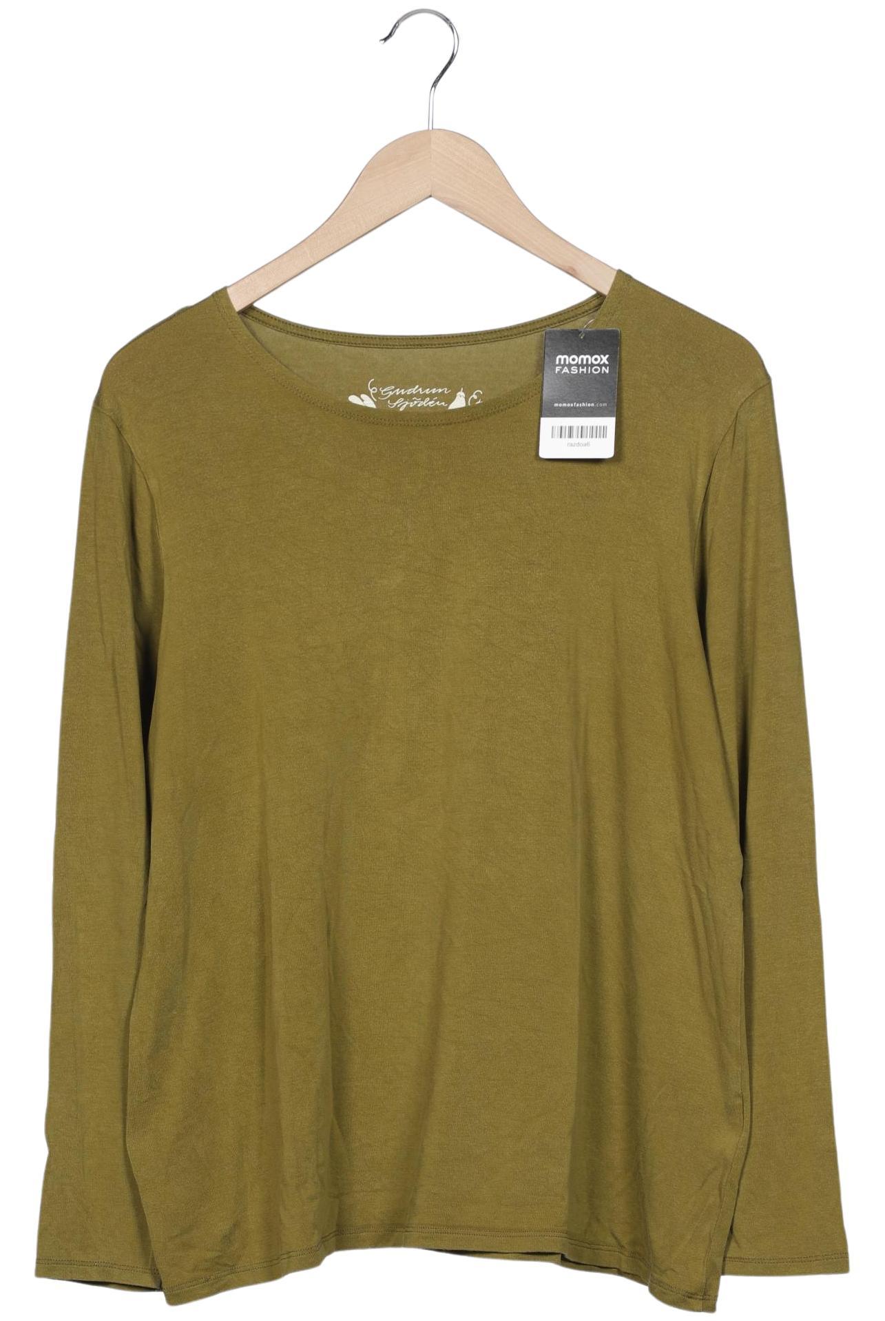 

Gudrun Sjödén Damen Langarmshirt, grün, Gr. 42