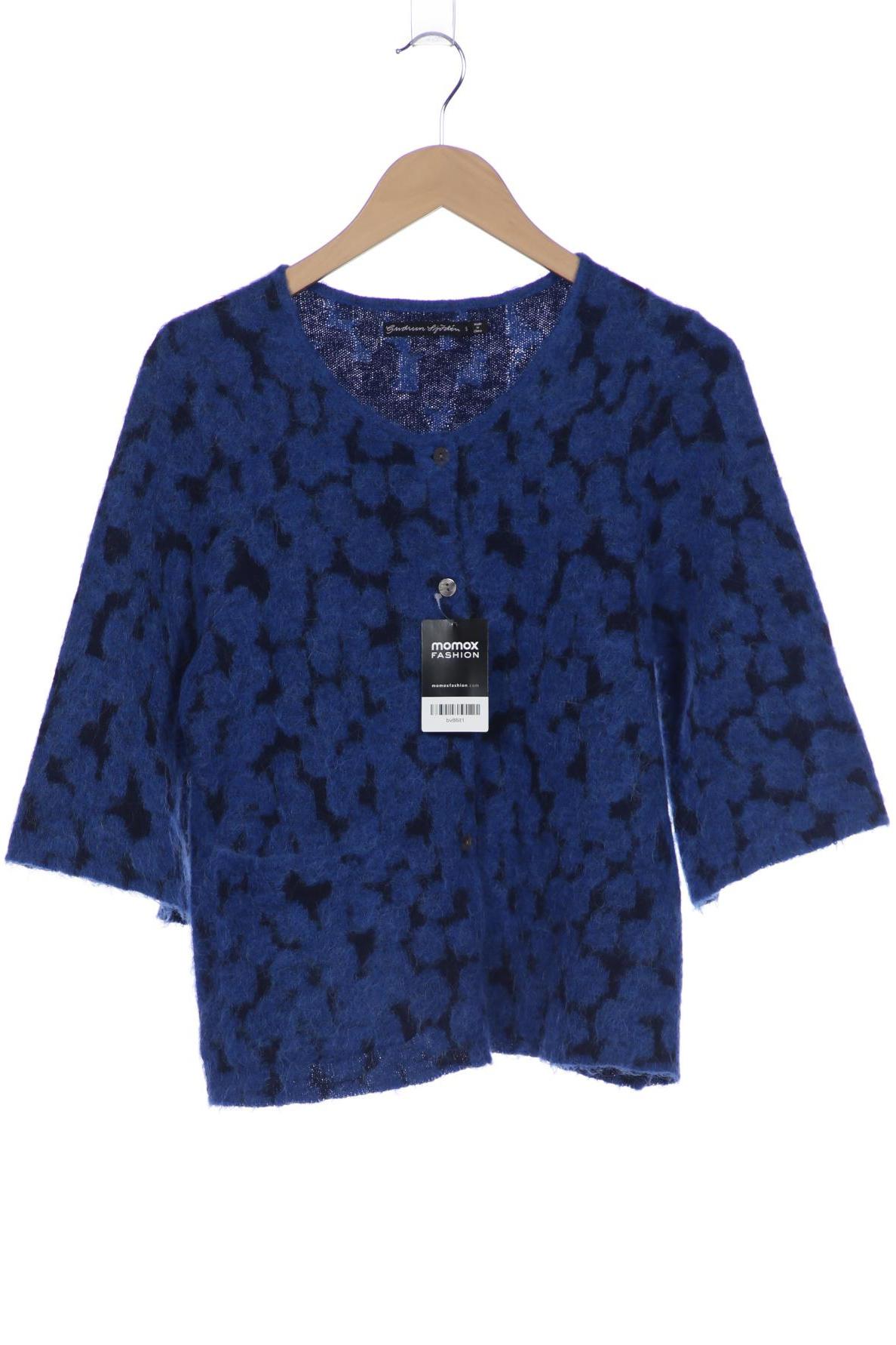 

Gudrun Sjödén Damen Strickjacke, blau, Gr. 36