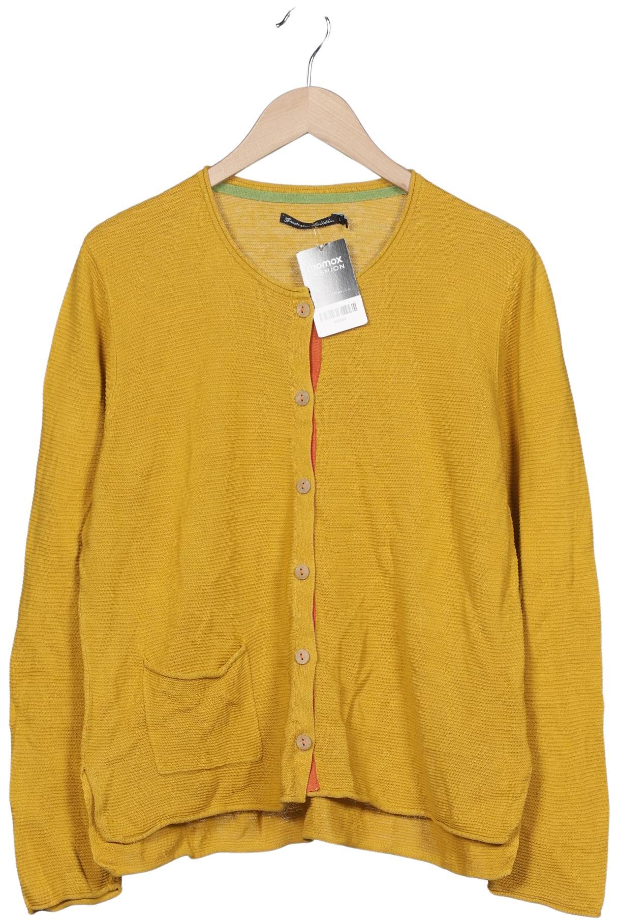 

Gudrun Sjödén Damen Strickjacke, gelb, Gr. 42