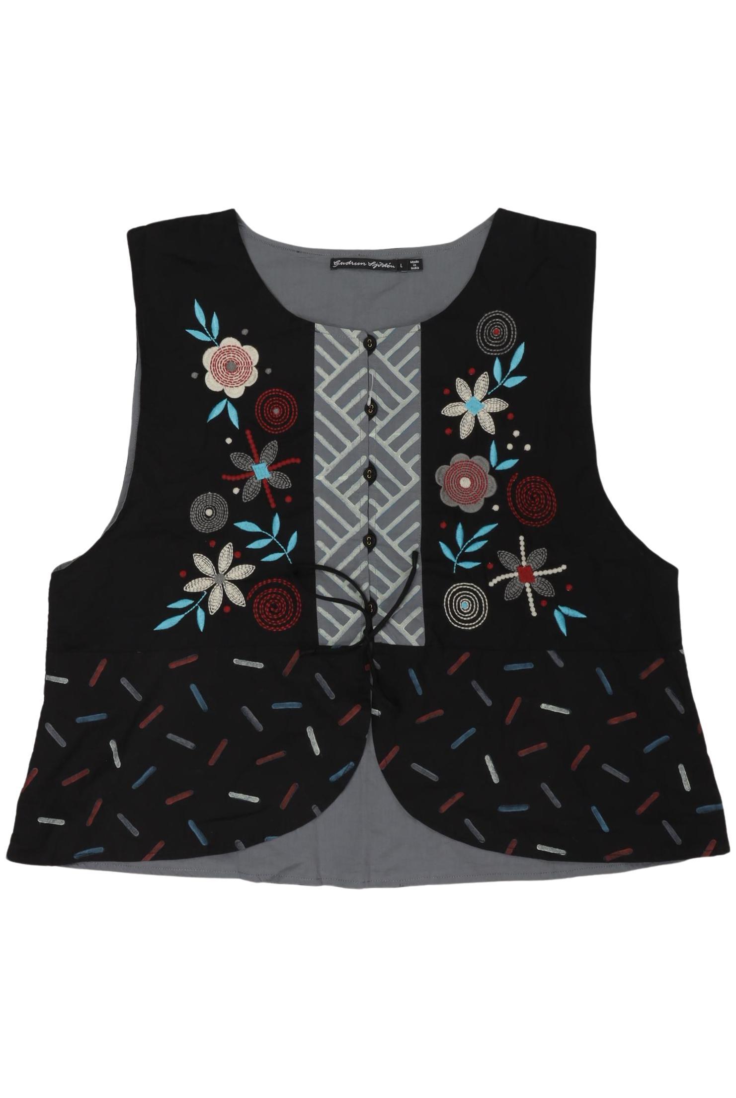 

Gudrun Sjödén Damen Weste, schwarz, Gr. 42